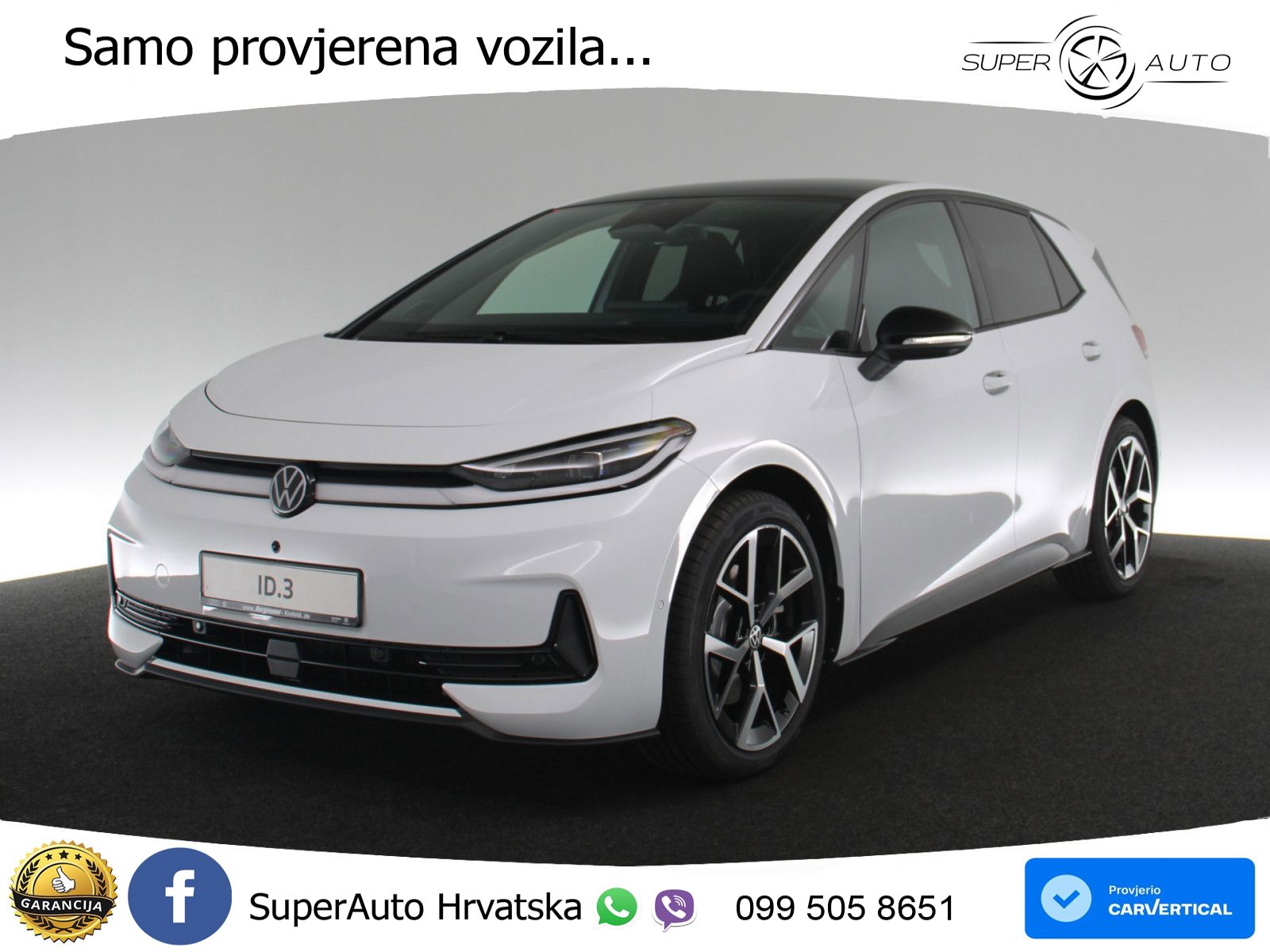 Volkswagen ID.3 79 kWh (231 KS) LED+GR SJED+ACC