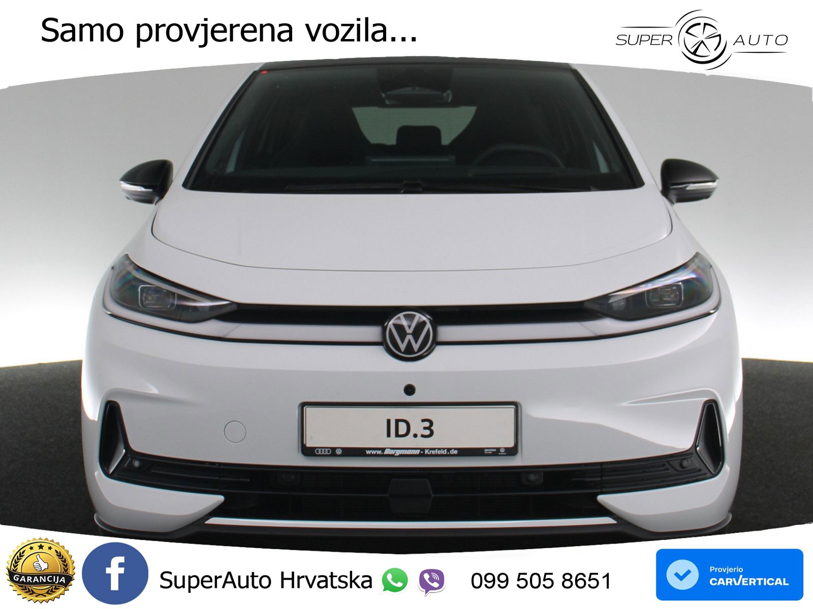 Volkswagen ID.3 79 kWh (231 KS) LED+GR SJED+ACC