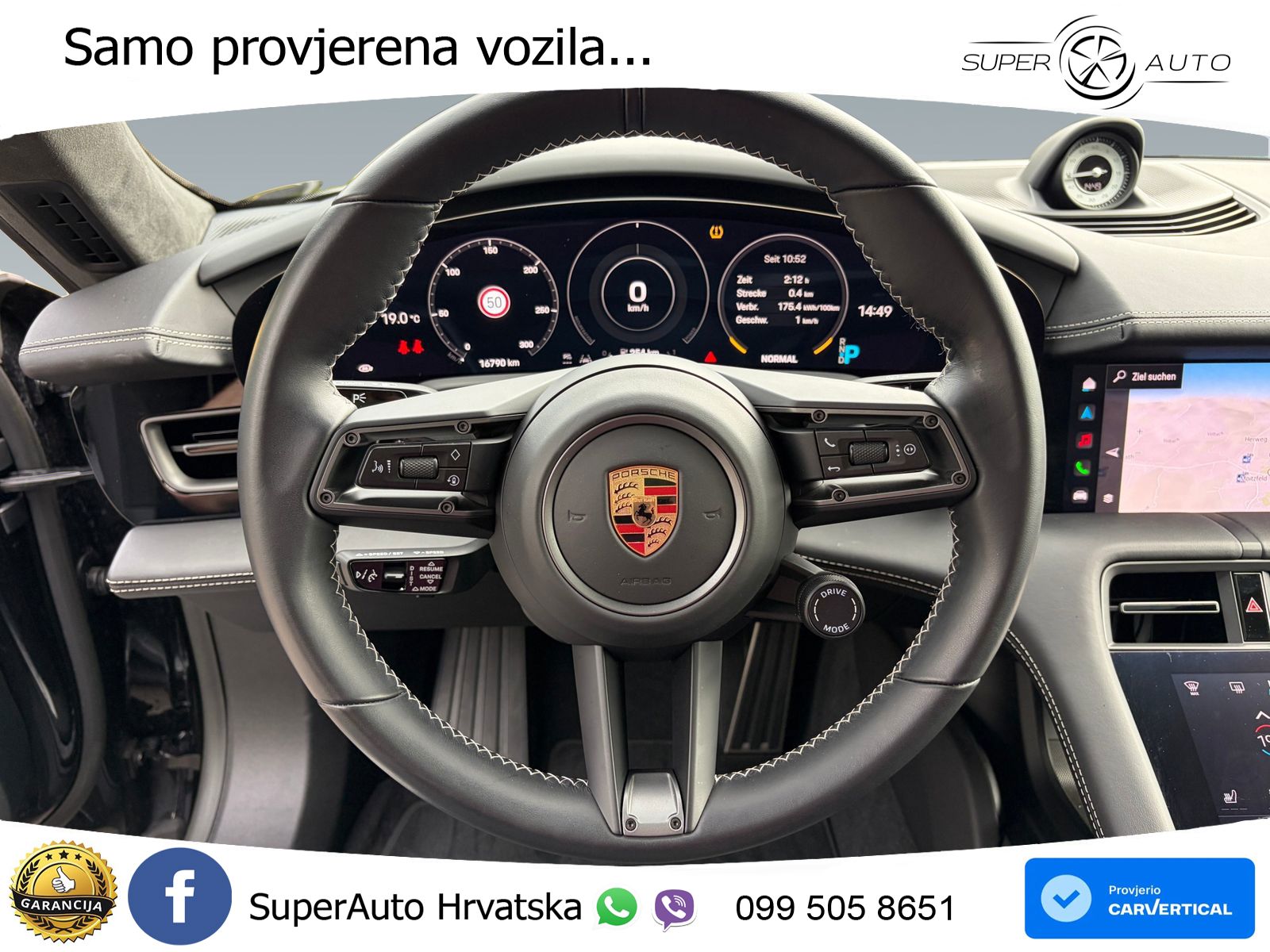 Porsche Taycan Sport Turismo Turbo 93.4 kWh (680 KS)