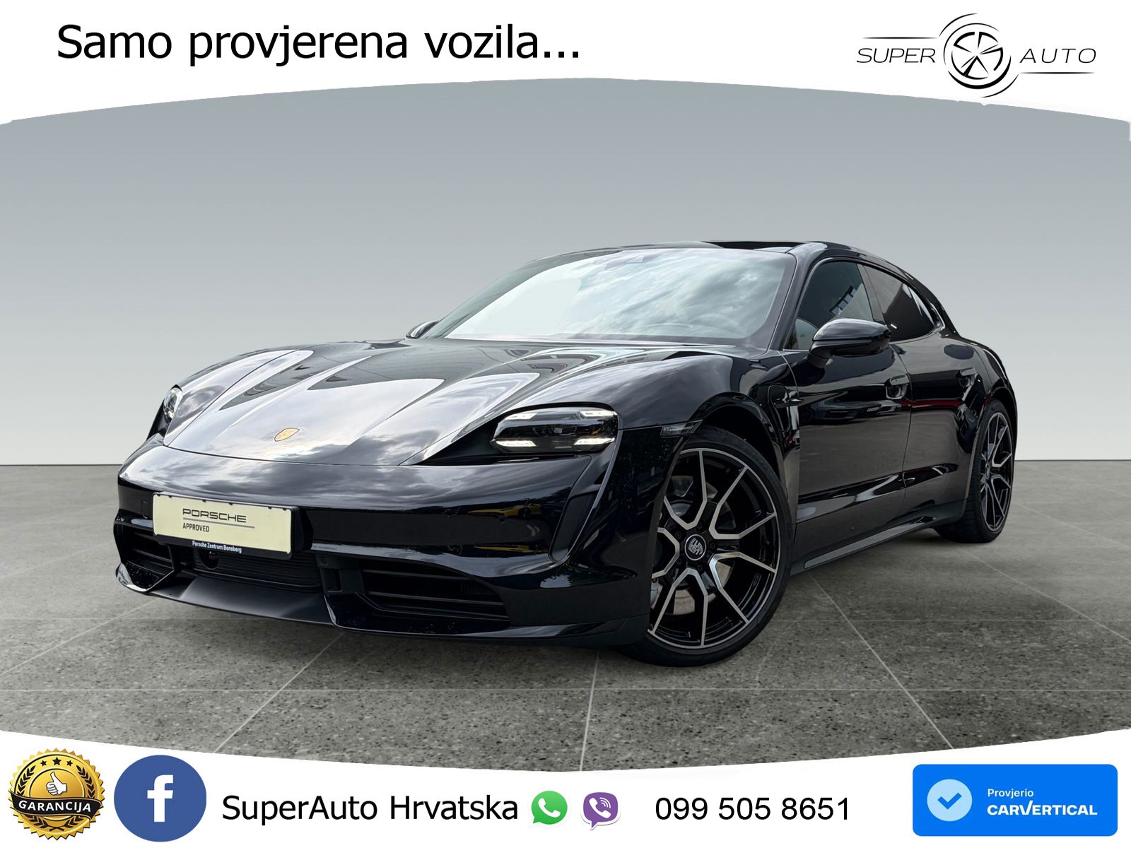 Porsche Taycan Sport Turismo Turbo 93.4 kWh (680 KS)