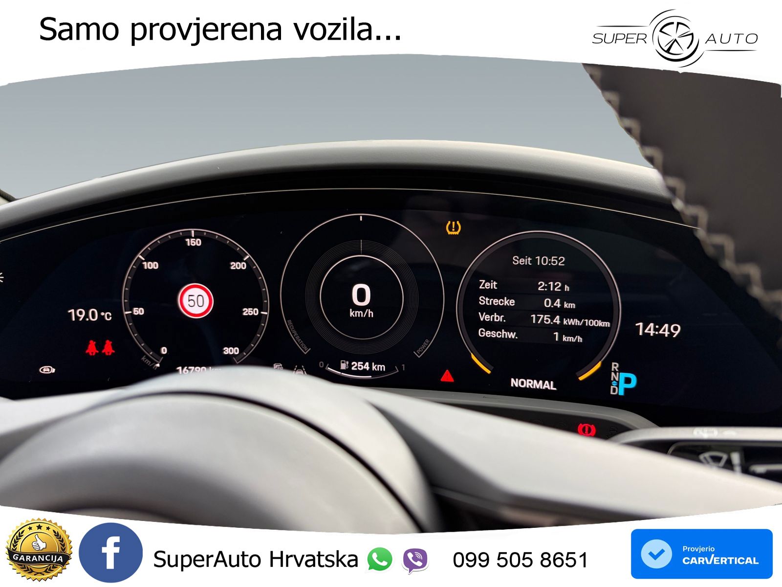Porsche Taycan Sport Turismo Turbo 93.4 kWh (680 KS)