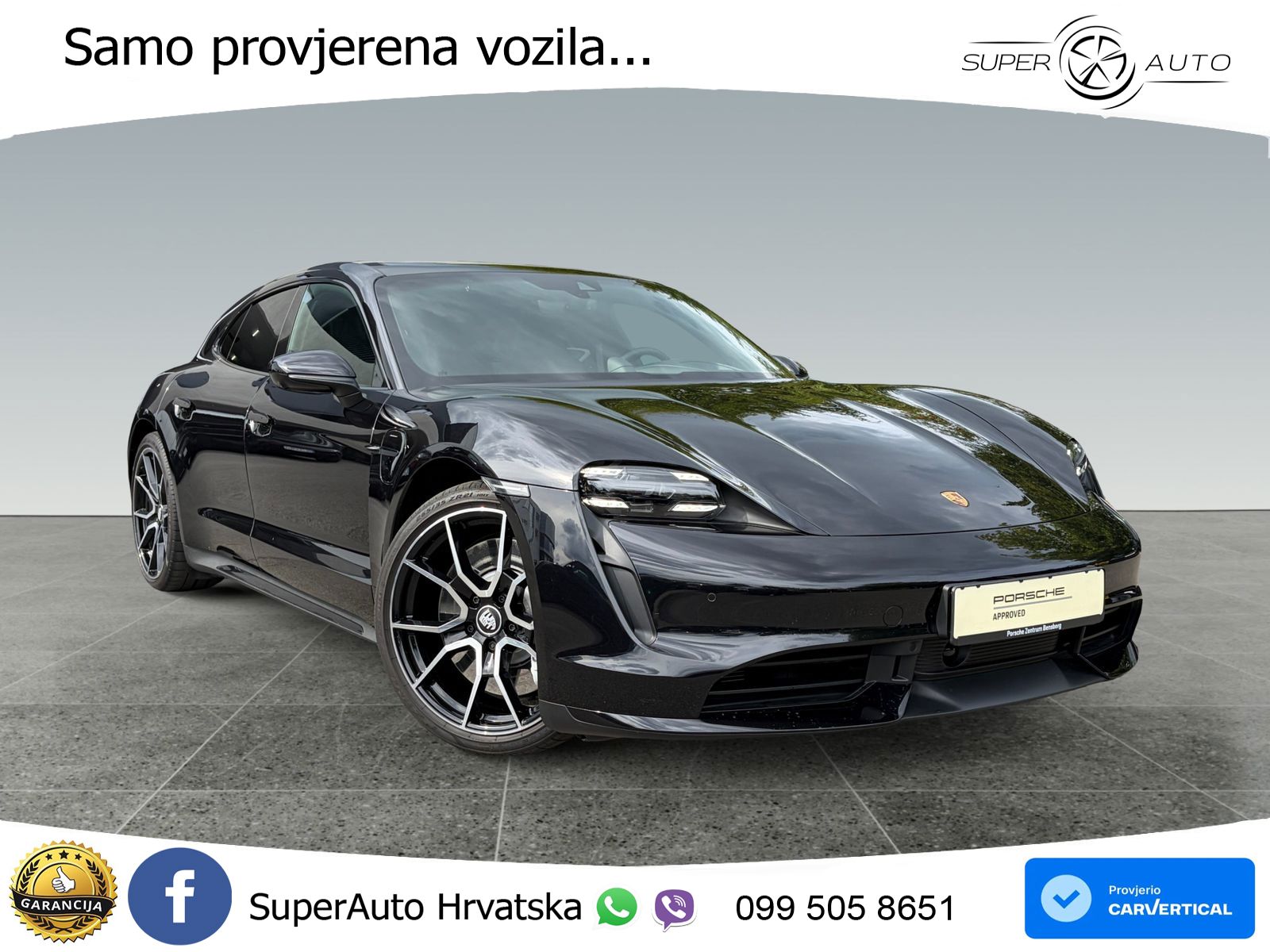 Porsche Taycan Sport Turismo Turbo 93.4 kWh (680 KS)
