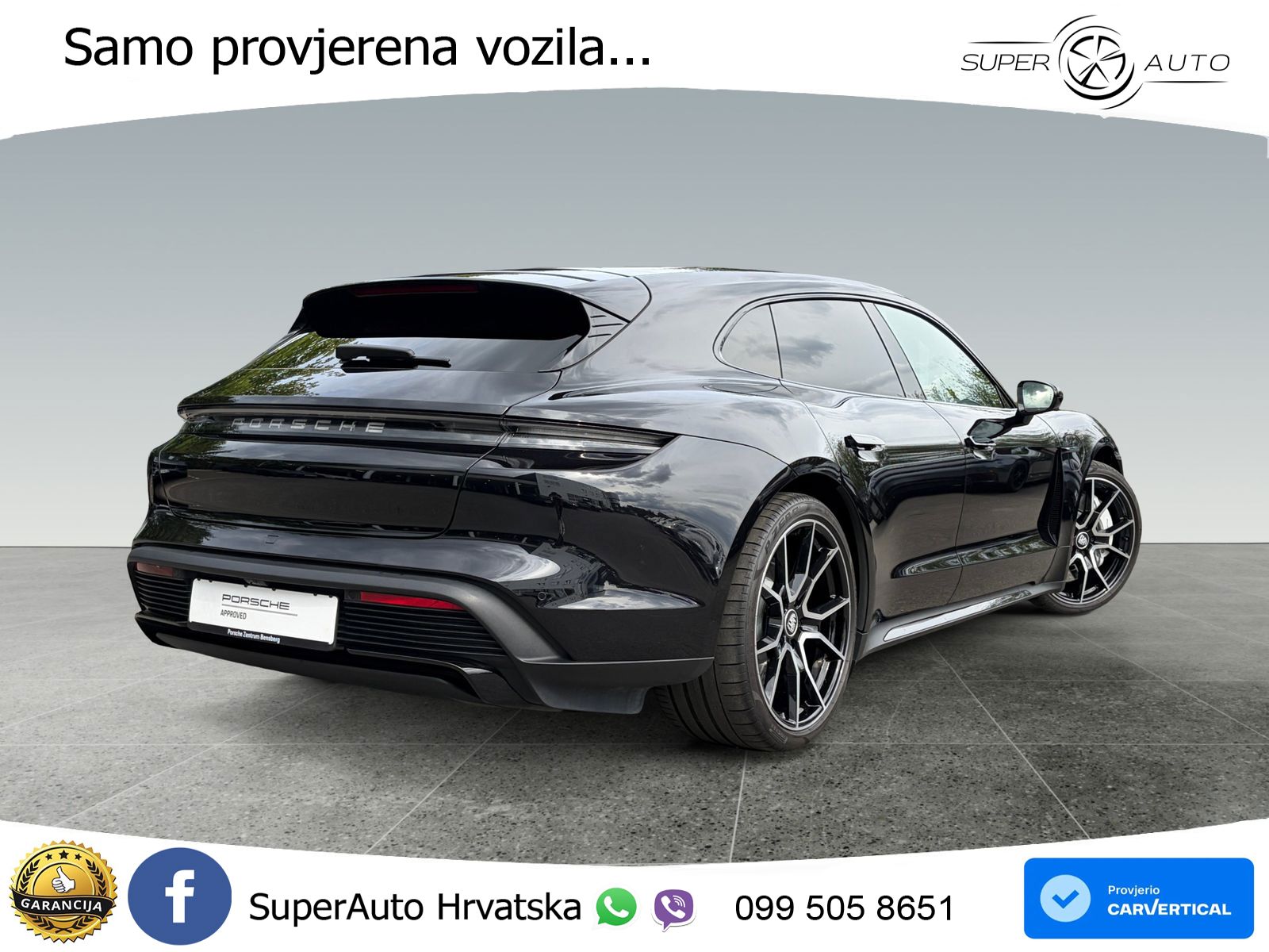 Porsche Taycan Sport Turismo Turbo 93.4 kWh (680 KS)