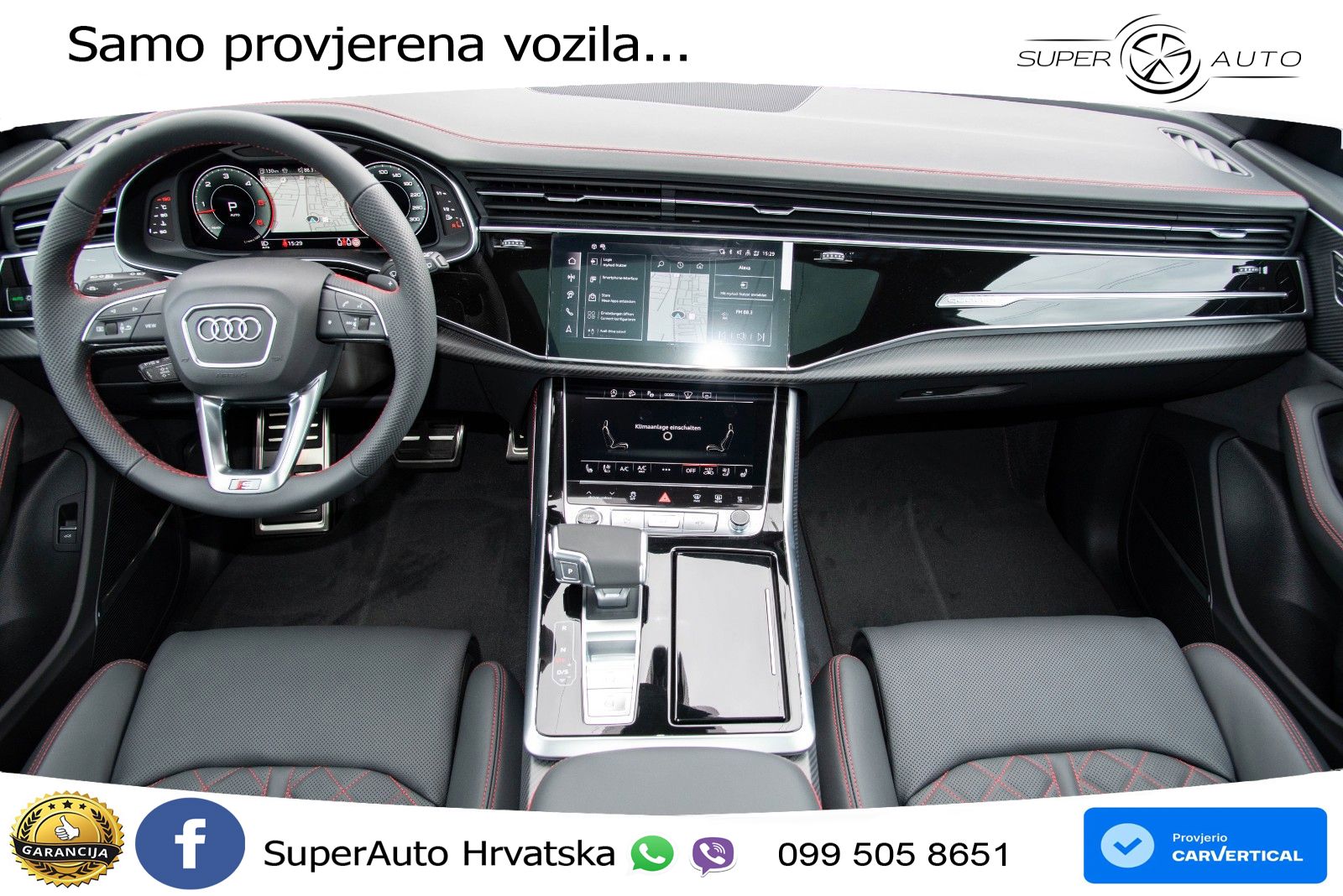 Audi Q8 50 TDI V6 (286 KS) quattro Tiptronic S line LED+GR SJED+ACC