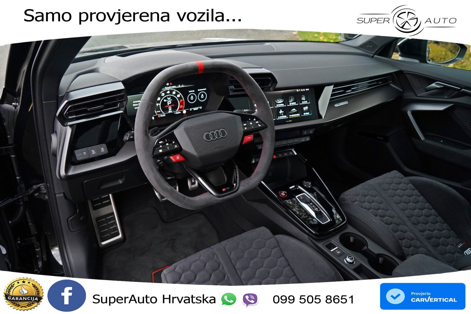 Audi RS3 Sportback 2.5 TFSI (400 KS) quattro S tronic LED+GR SJED+ACC
