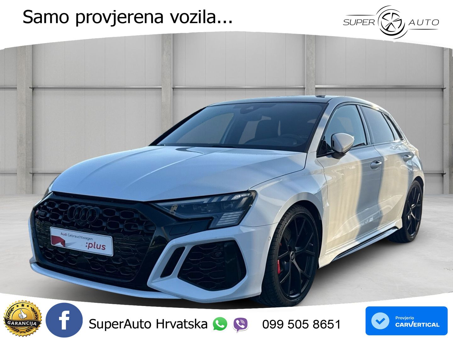 Audi RS3 Sportback 2.5 TFSI (400 KS) quattro S tronic LED+GR SJED+ACC