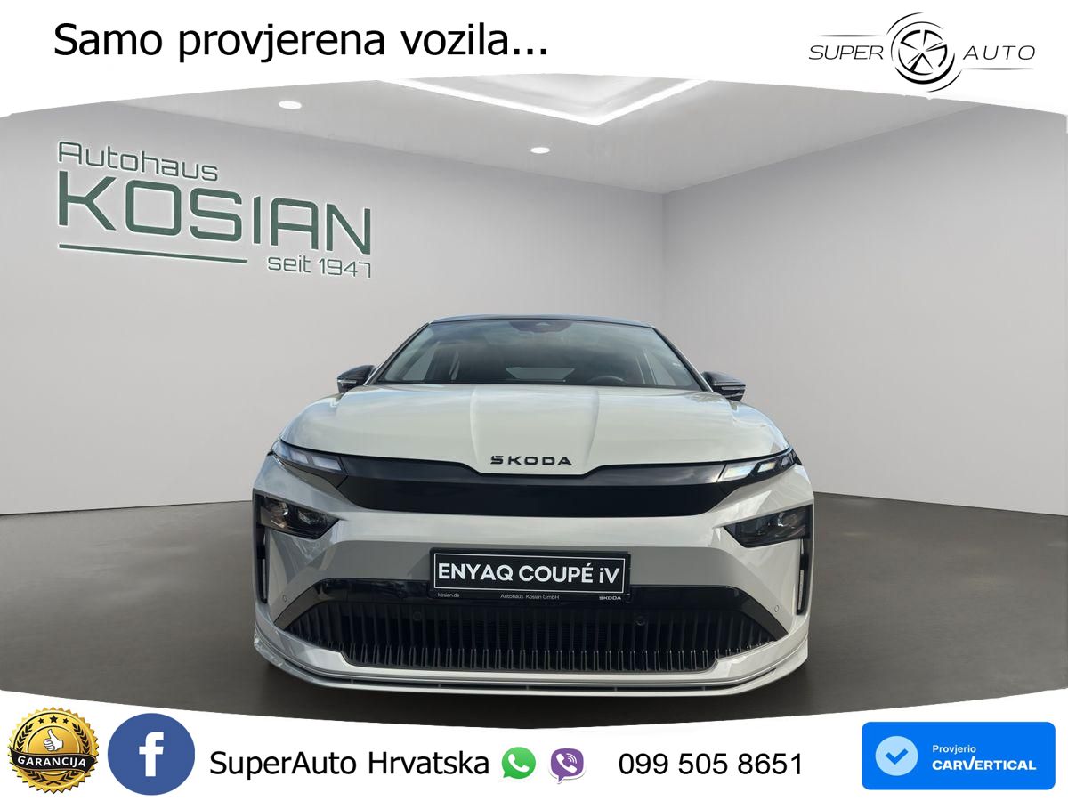 Škoda Enyaq Coupe iV 85 82 kWh (286 KS) SportLine LED+GR SJED+ACC