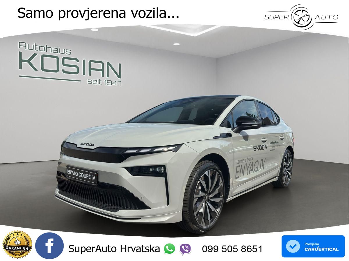 Škoda Enyaq Coupe iV 85 82 kWh (286 KS) SportLine LED+GR SJED+ACC