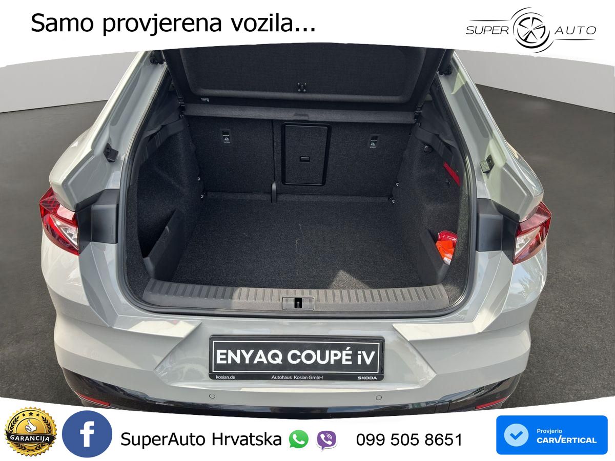 Škoda Enyaq Coupe iV 85 82 kWh (286 KS) SportLine LED+GR SJED+ACC