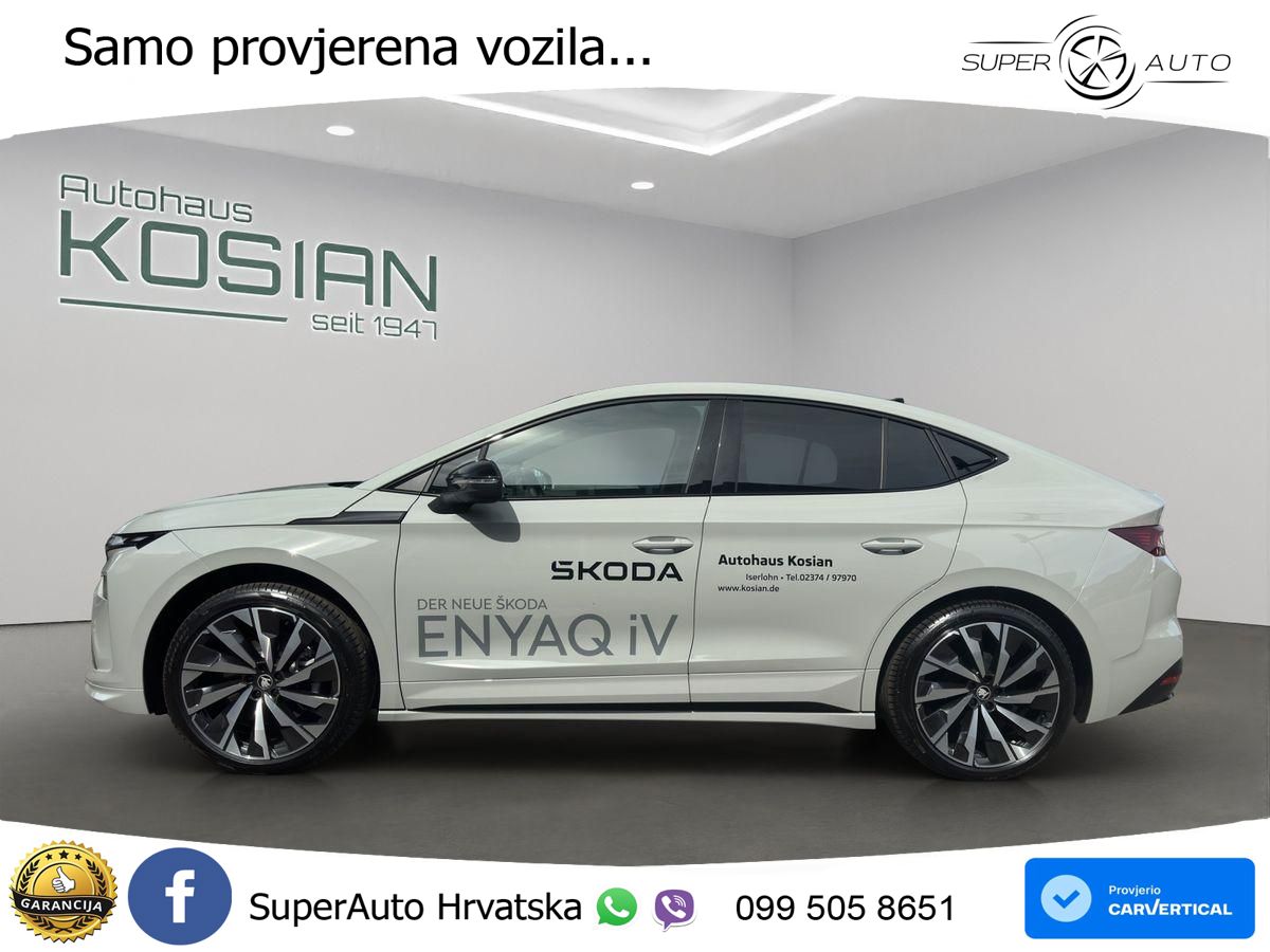 Škoda Enyaq Coupe iV 85 82 kWh (286 KS) SportLine LED+GR SJED+ACC