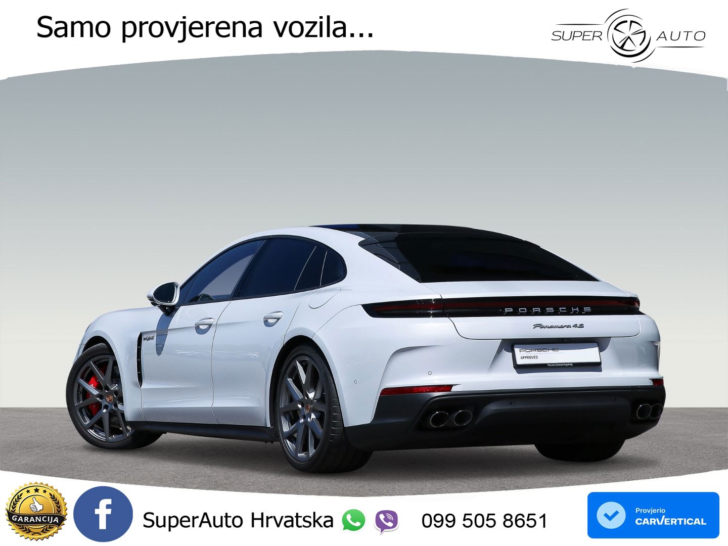 Porsche Panamera 4S 2.9 V6 (544 KS) E-Hybrid PDK ACC+HEAD+4xGR SJED+360+PANO