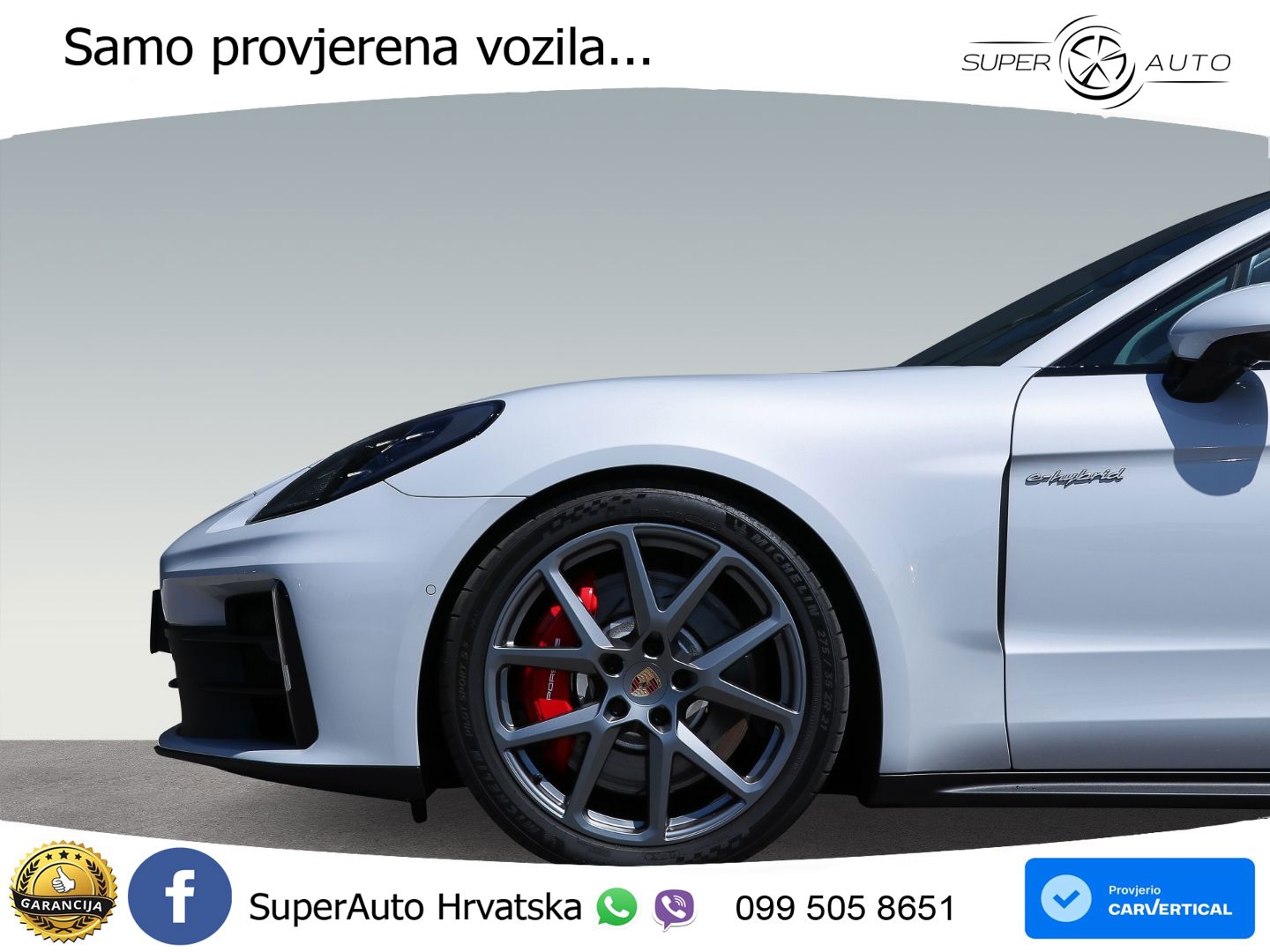 Porsche Panamera 4S 2.9 V6 (544 KS) E-Hybrid PDK ACC+HEAD+4xGR SJED+360+PANO