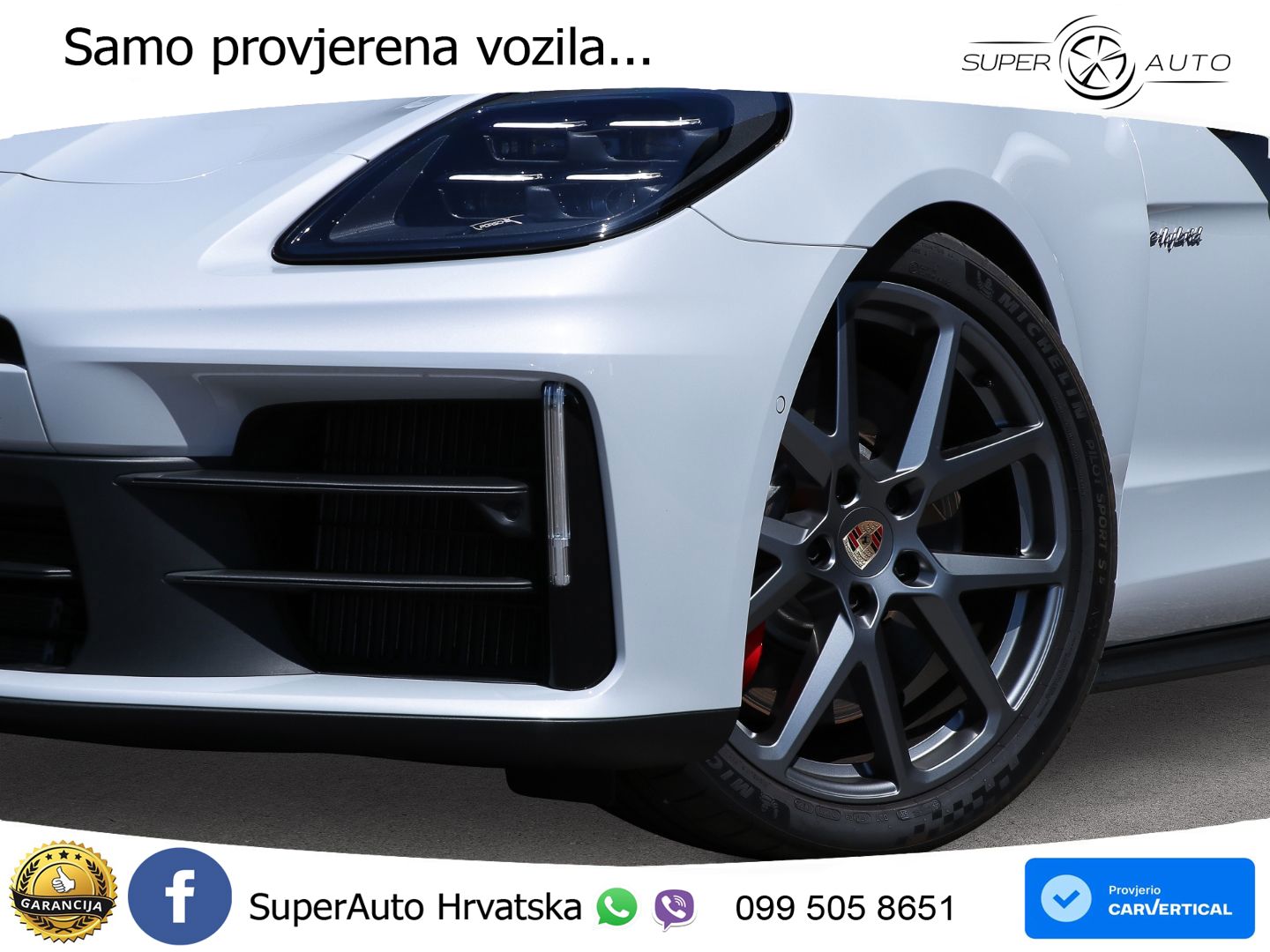 Porsche Panamera 4S 2.9 V6 (544 KS) E-Hybrid PDK ACC+HEAD+4xGR SJED+360+PANO