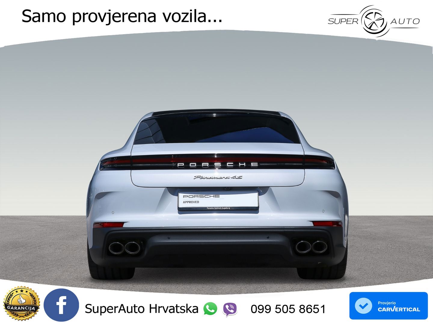 Porsche Panamera 4S 2.9 V6 (544 KS) E-Hybrid PDK ACC+HEAD+4xGR SJED+360+PANO