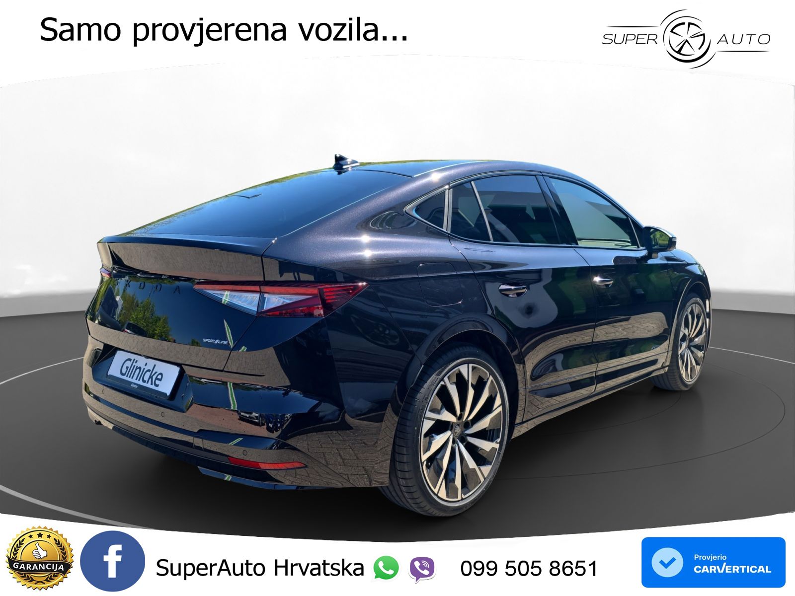 Škoda Enyaq Coupe iV 85 82 kWh (286 KS) SportLine LED+GR SJED+ACC