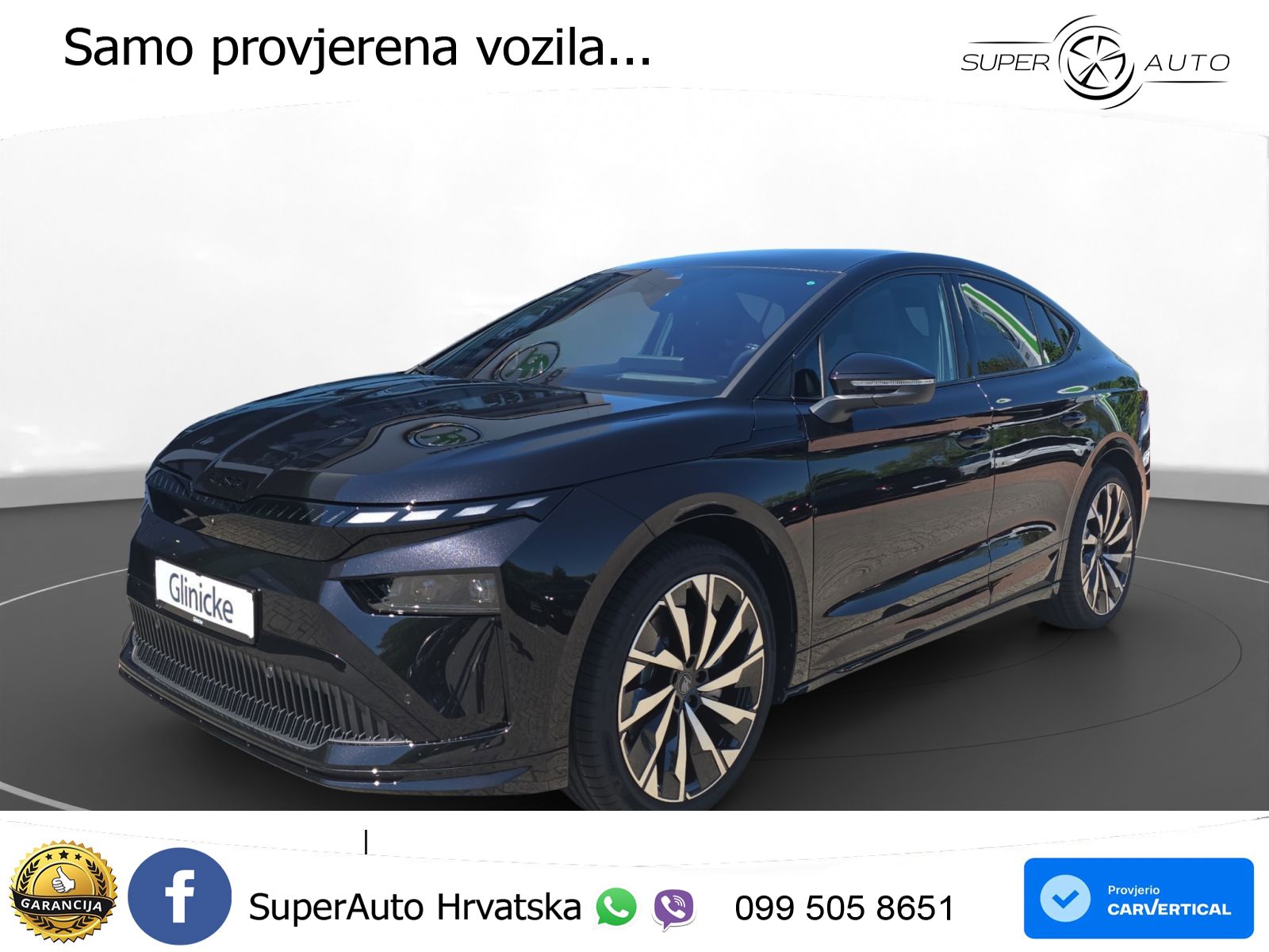 Škoda Enyaq Coupe iV 85 82 kWh (286 KS) SportLine LED+GR SJED+ACC