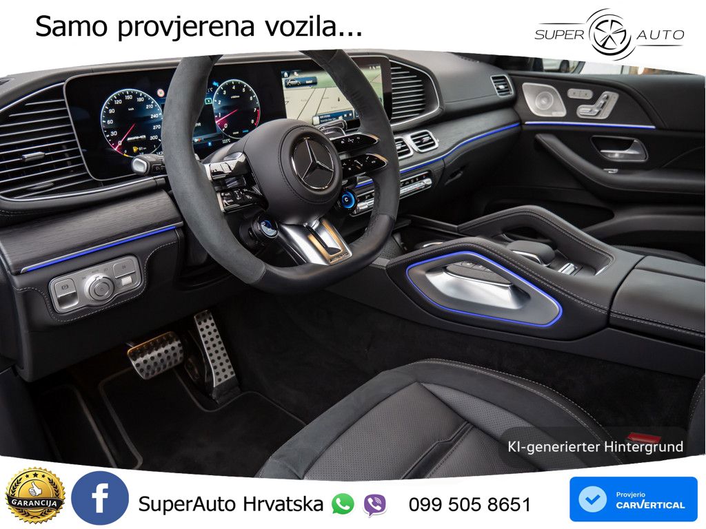 Mercedes AMG GLE 63 S V8 (612 KS) EQ Boost 4MATIC+ AMG SPEEDSHIFT TCT 9G LED+GR SJED+ACC