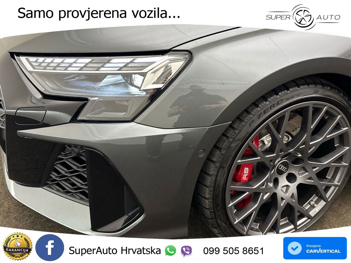 Audi RS3 Sedan 2.5 TFSI (400 KS) quattro S tronic LED+GR SJED+ACC