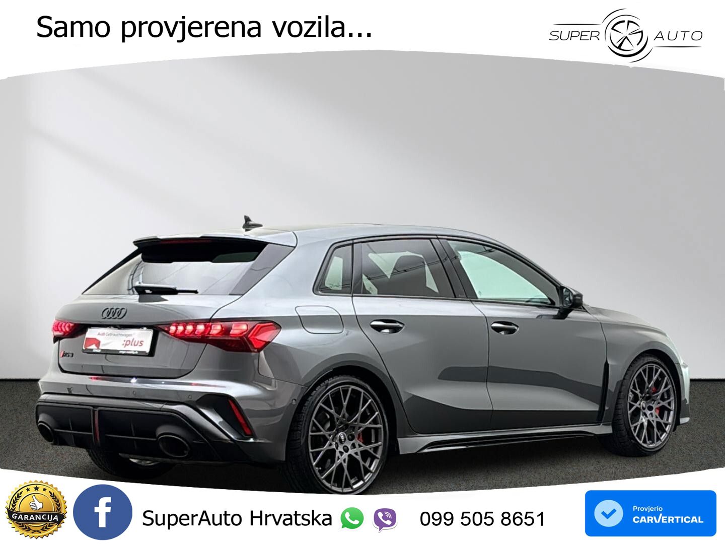 Audi RS3 Sedan 2.5 TFSI (400 KS) quattro S tronic LED+GR SJED+ACC