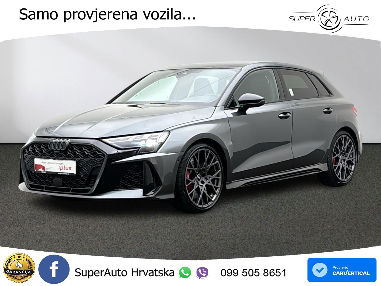Audi RS3 Sedan 2.5 TFSI (400 KS) quattro S tronic LED+GR SJED+ACC