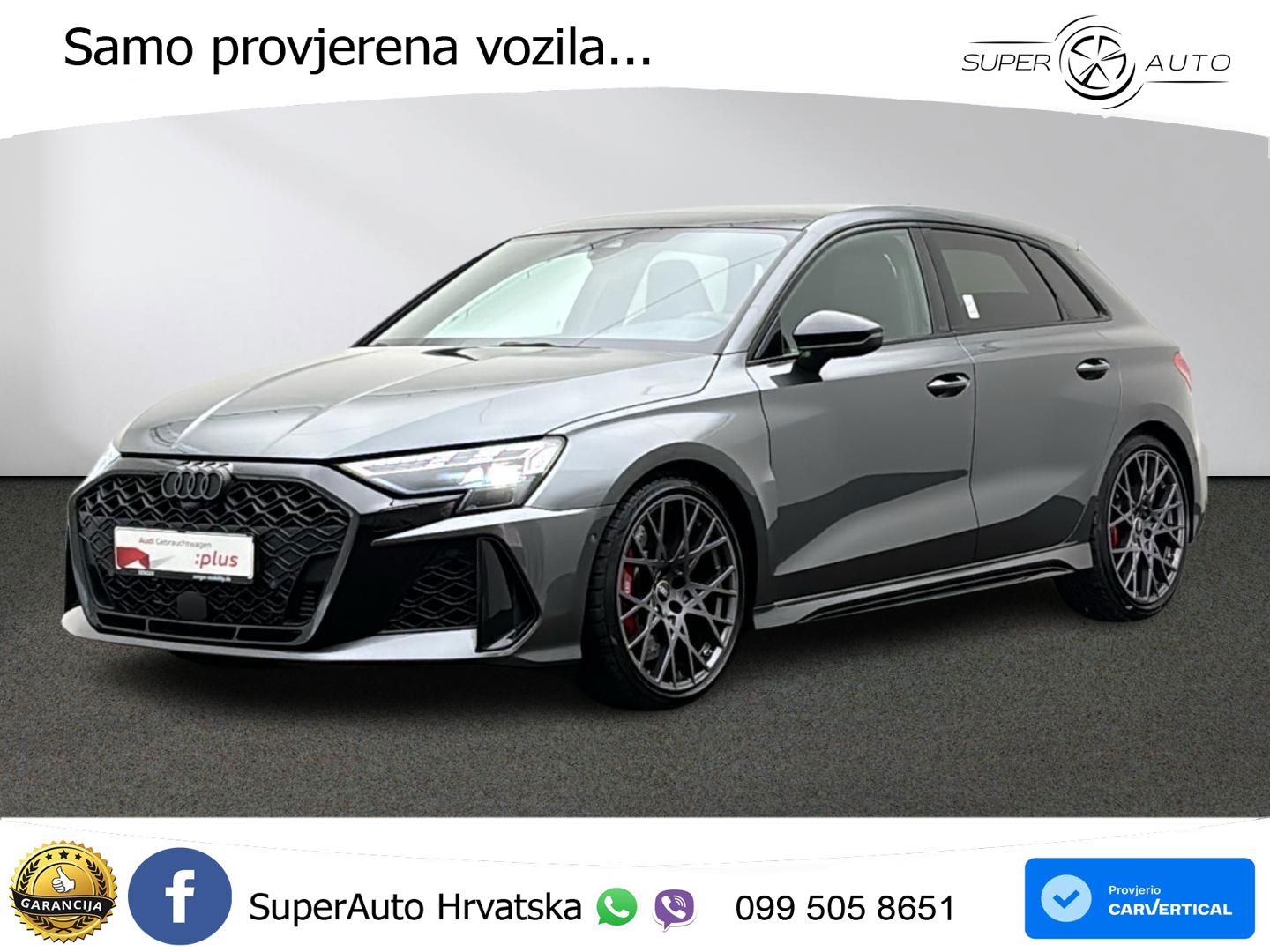 Audi RS3 Sedan 2.5 TFSI (400 KS) quattro S tronic LED+GR SJED+ACC