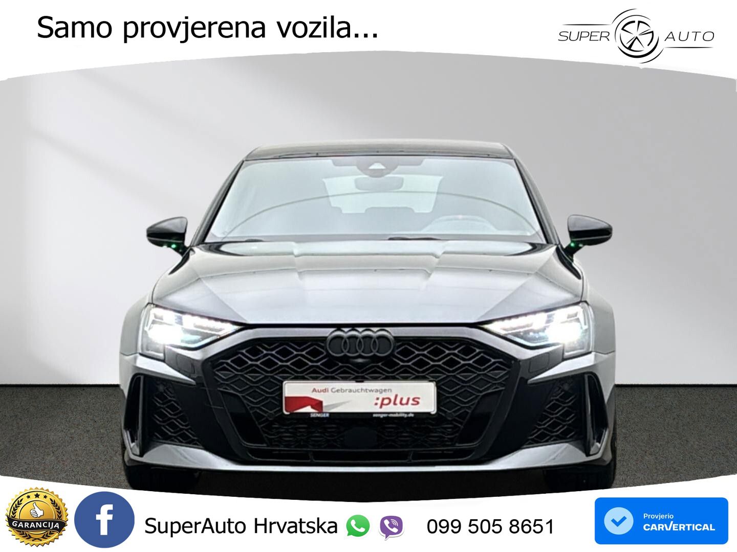 Audi RS3 Sedan 2.5 TFSI (400 KS) quattro S tronic LED+GR SJED+ACC