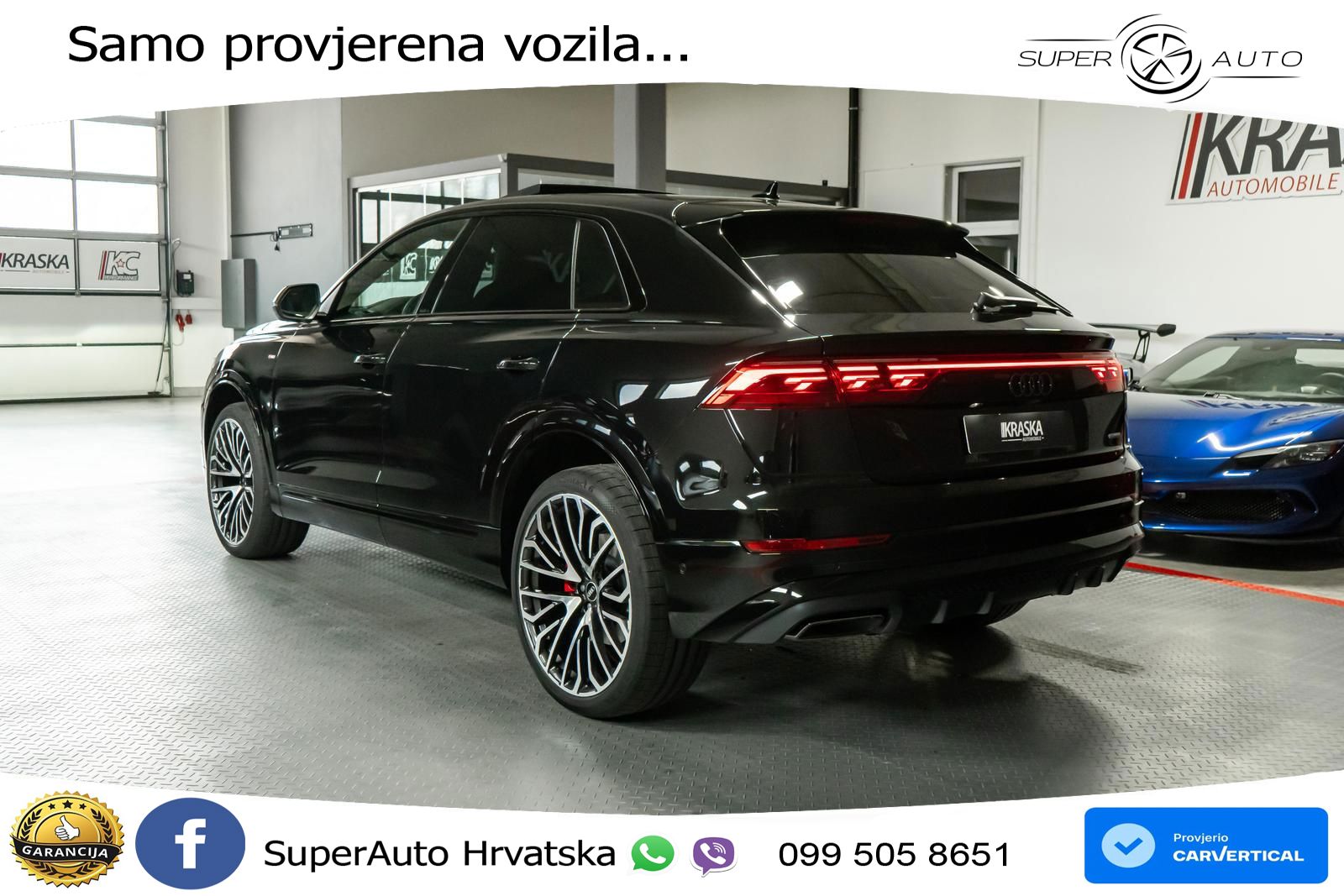 Audi Q8 50 TDI V6 (286 KS) quattro Tiptronic S line LED+GR SJED+ACC