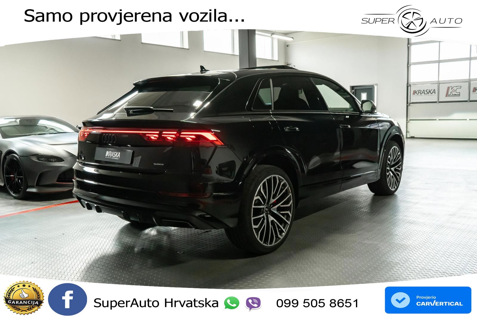Audi Q8 50 TDI V6 (286 KS) quattro Tiptronic S line LED+GR SJED+ACC