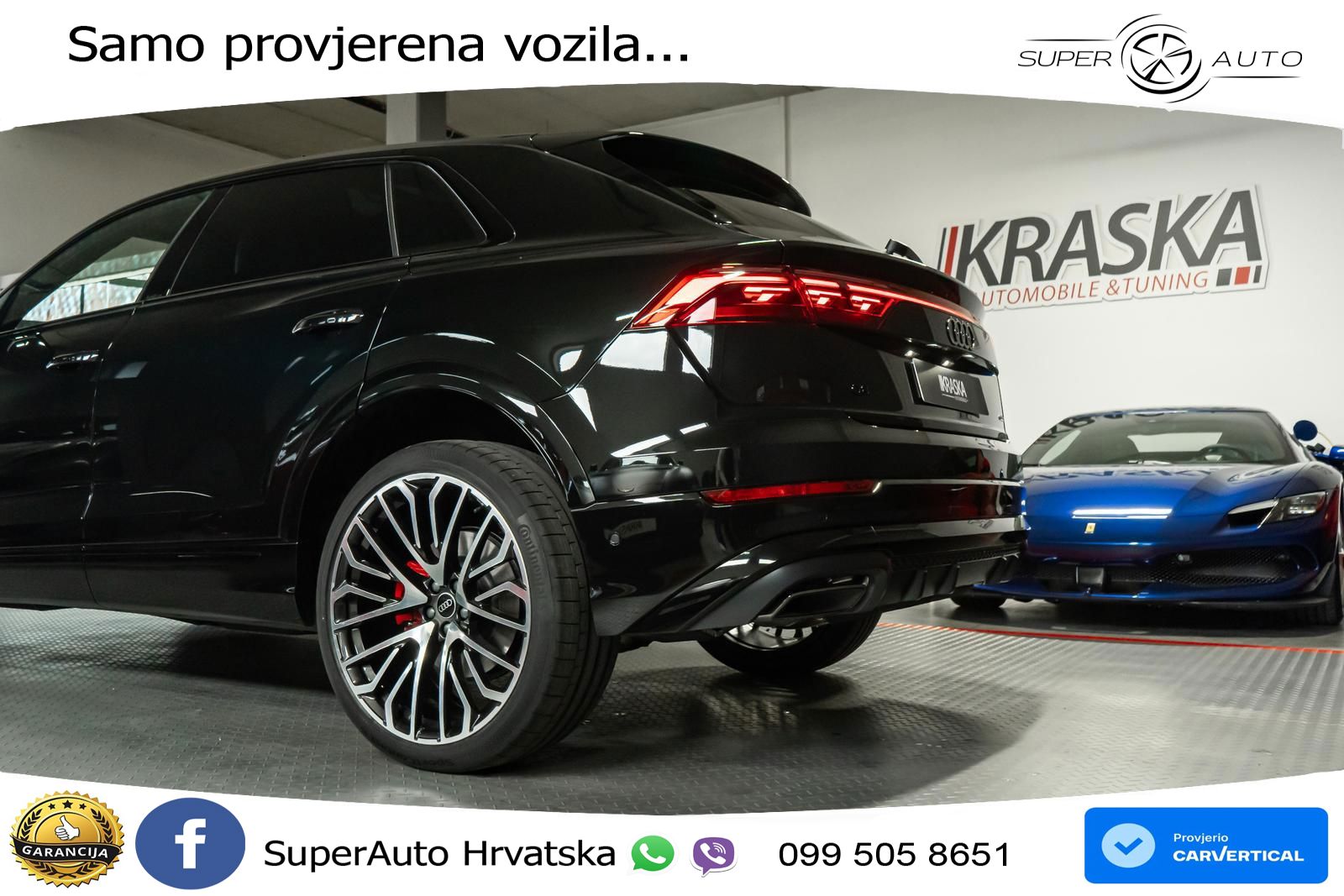 Audi Q8 50 TDI V6 (286 KS) quattro Tiptronic S line LED+GR SJED+ACC