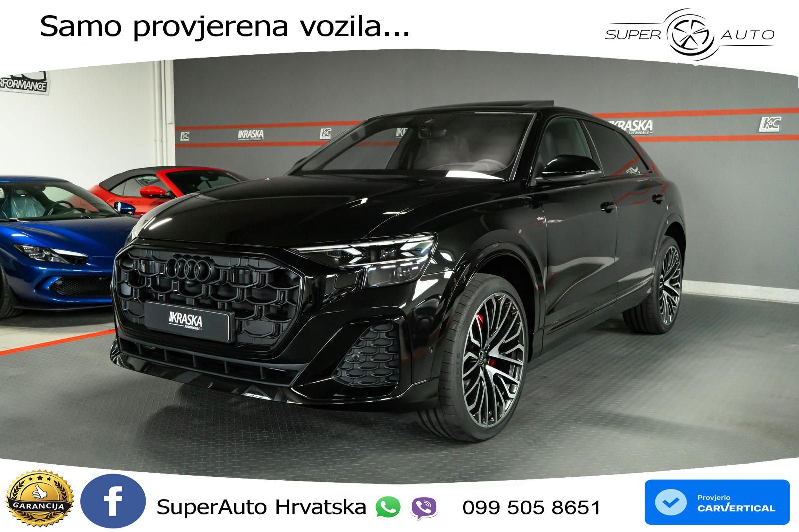 Audi Q8 50 TDI V6 (286 KS) quattro Tiptronic S line LED+GR SJED+ACC