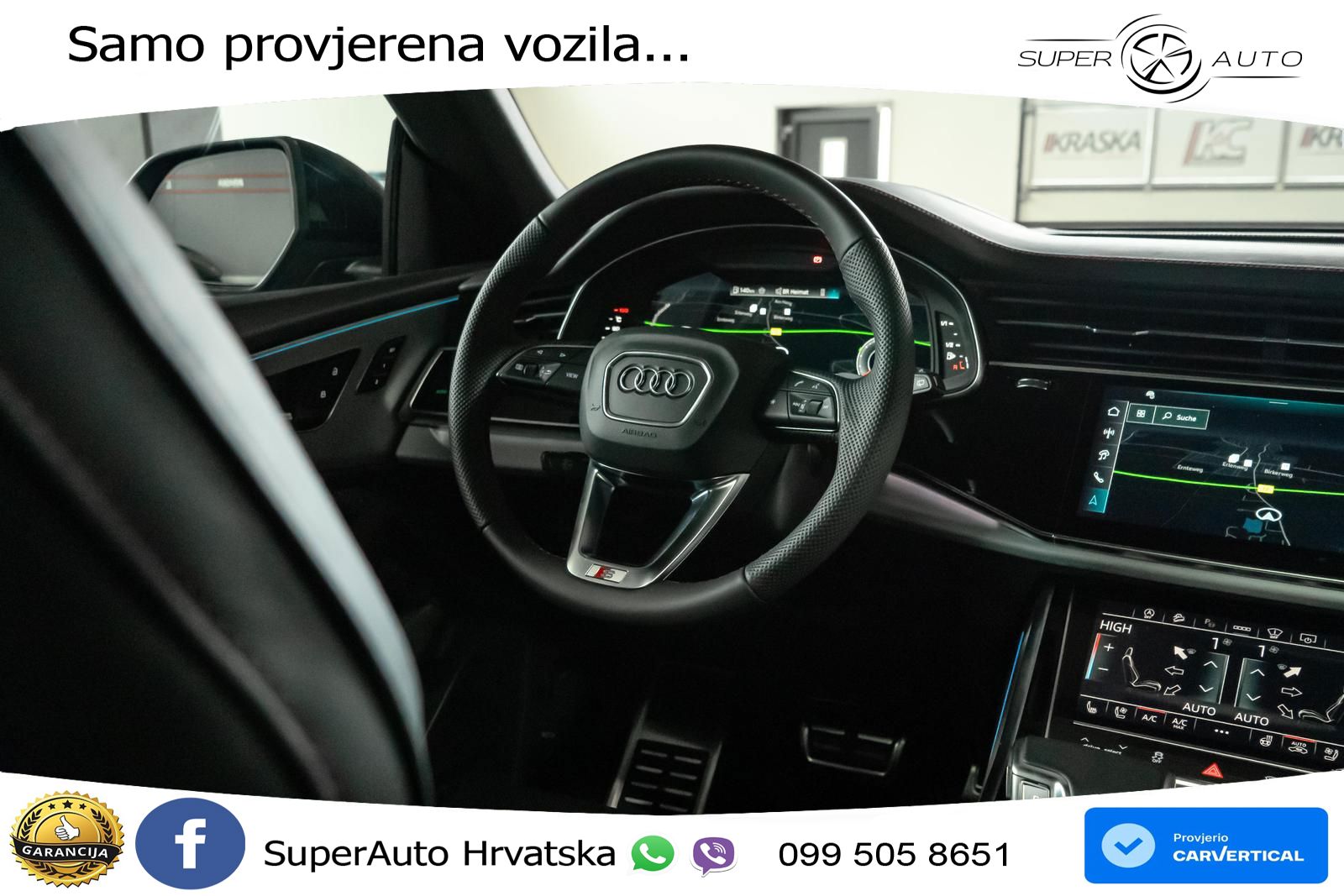 Audi Q8 50 TDI V6 (286 KS) quattro Tiptronic S line LED+GR SJED+ACC