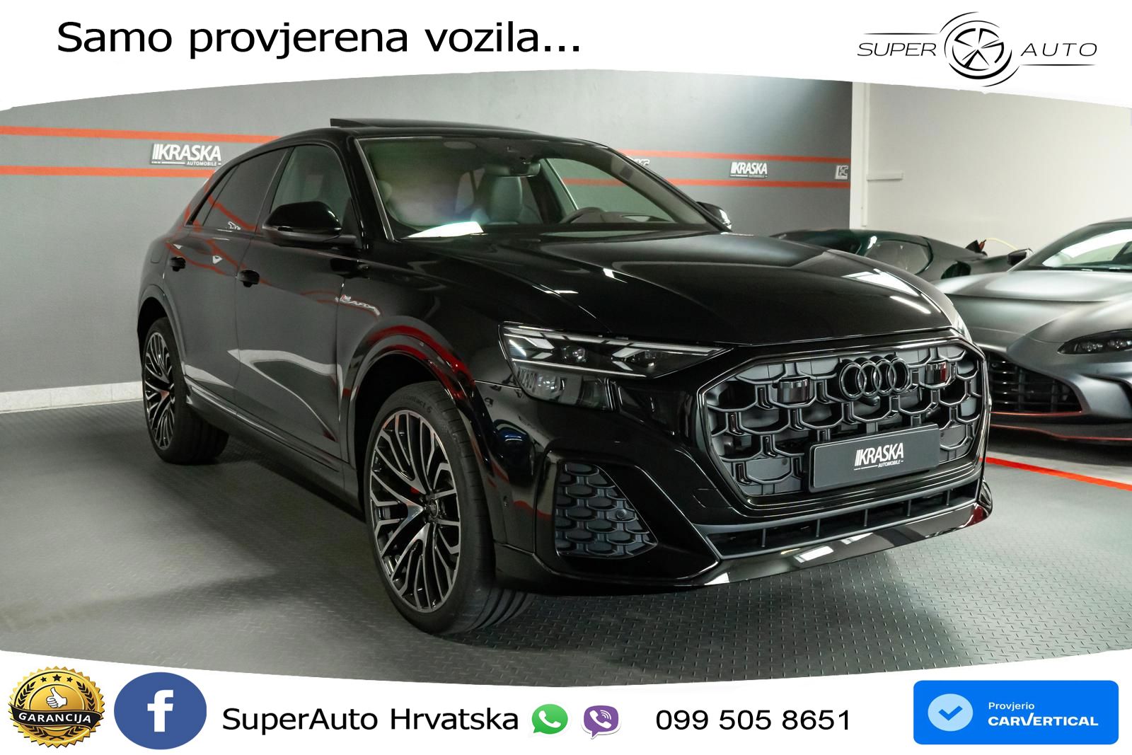 Audi Q8 50 TDI V6 (286 KS) quattro Tiptronic S line LED+GR SJED+ACC
