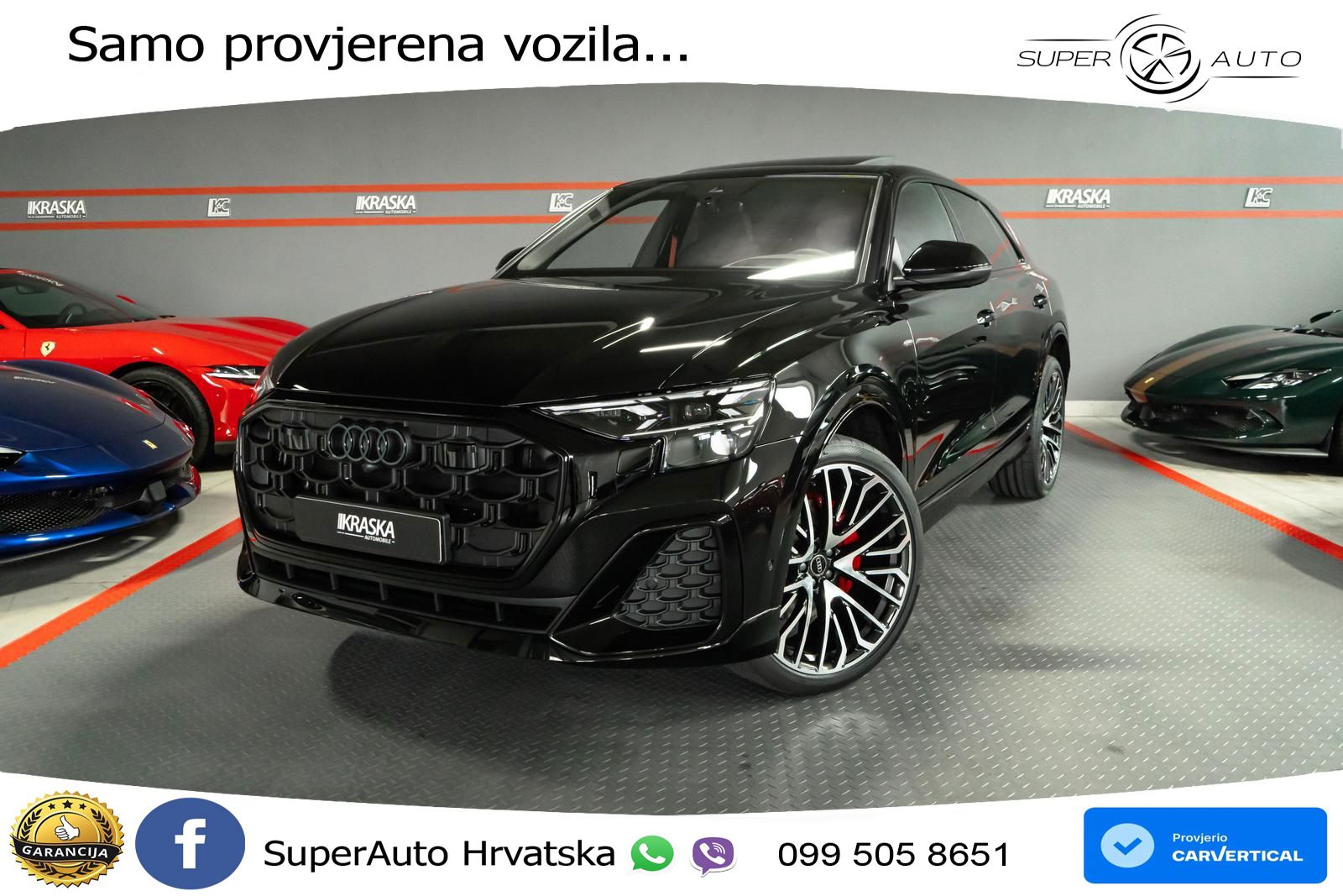 Audi Q8 50 TDI V6 (286 KS) quattro Tiptronic S line LED+GR SJED+ACC