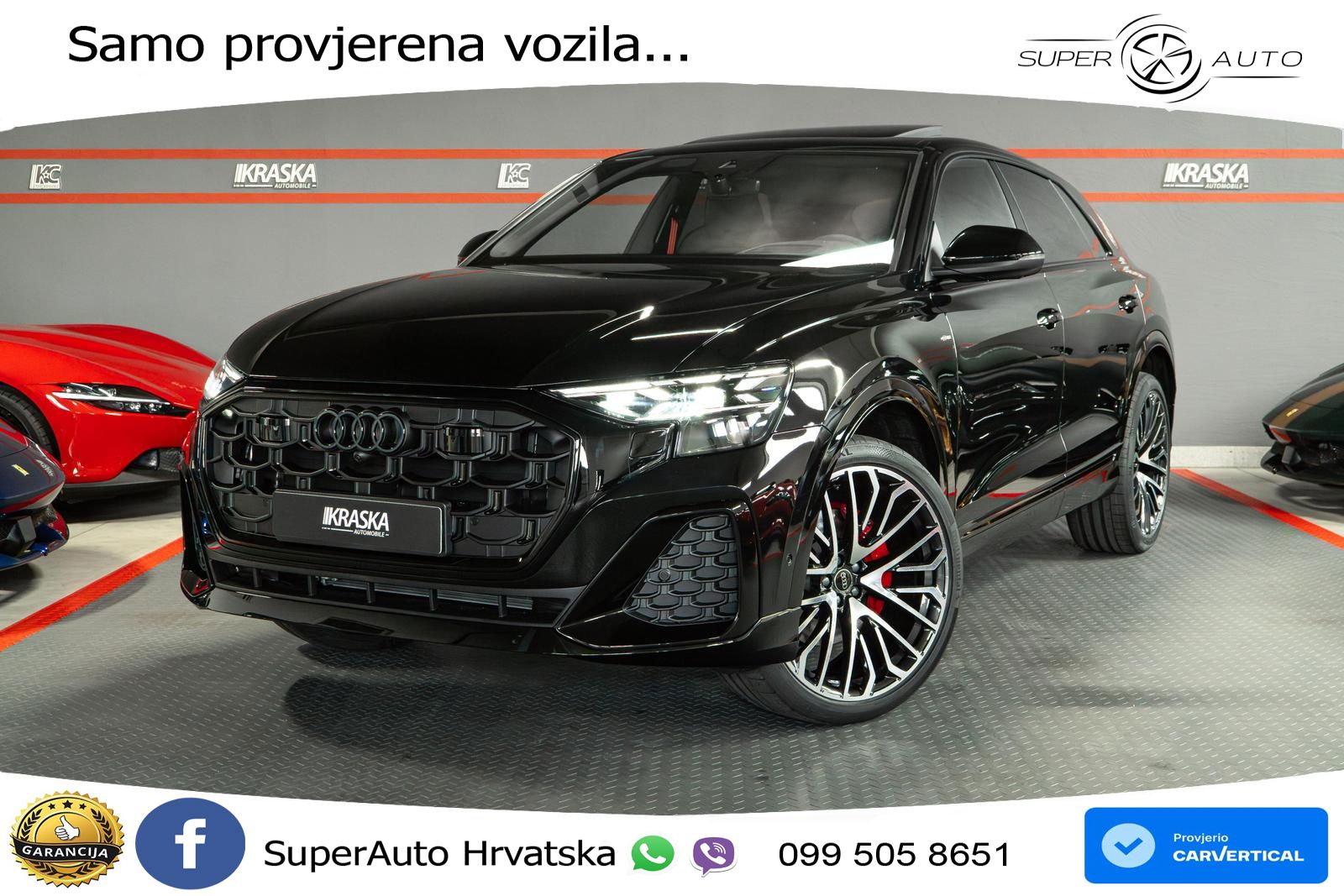 Audi Q8 50 TDI V6 (286 KS) quattro Tiptronic S line LED+GR SJED+ACC