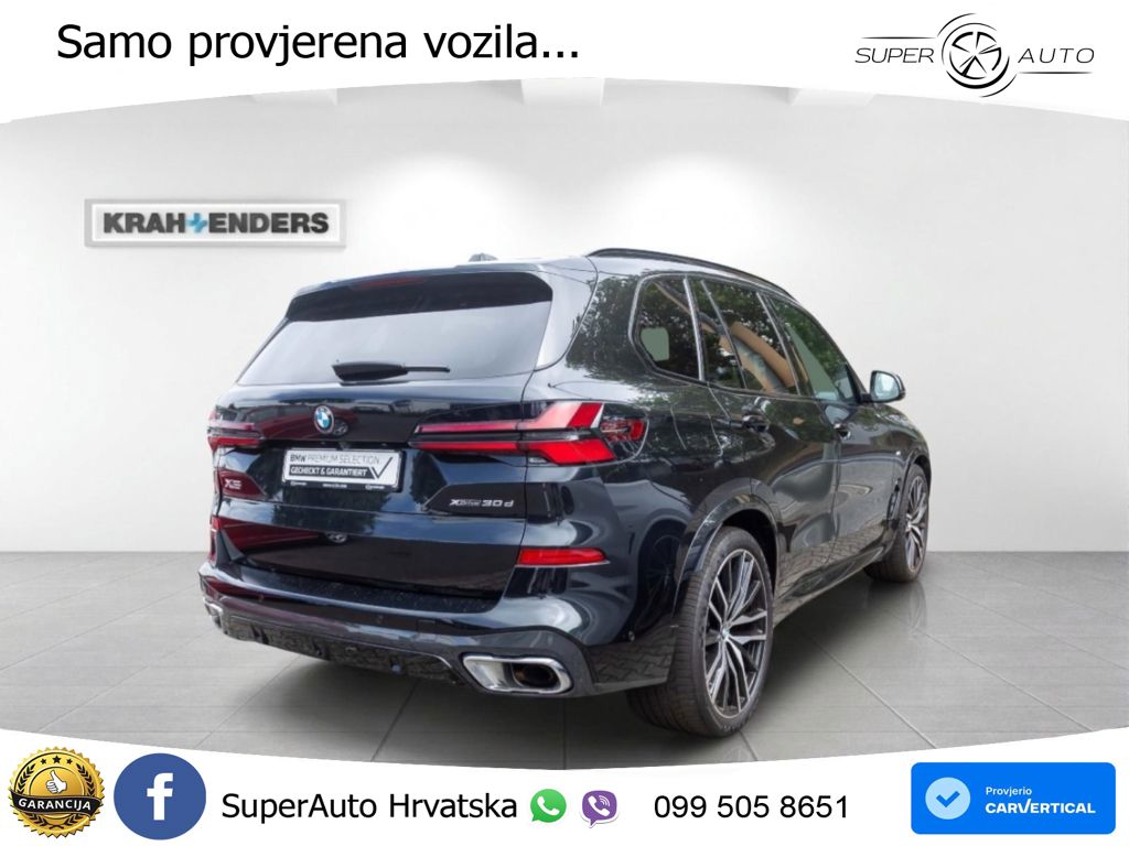 BMW X5 30d (298 KS) xDrive Steptronic ZRAČNI+ACC+GR SJED+KAM+PANO