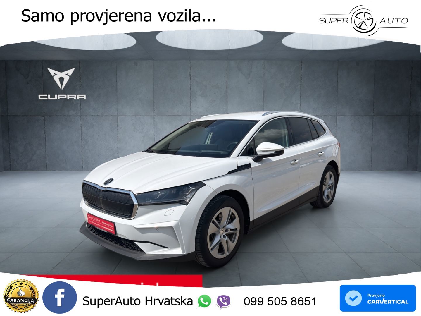 Škoda Enyaq iV 80 82 kWh (204 KS) LED+GR SJED+ACC