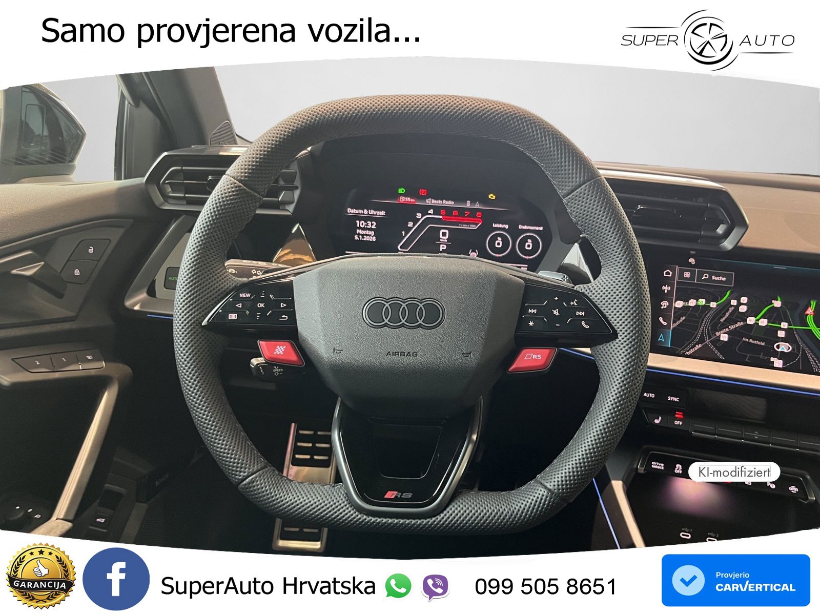 Audi RS3 Sedan 2.5 TFSI (400 KS) quattro S tronic LED+GR SJED+ACC