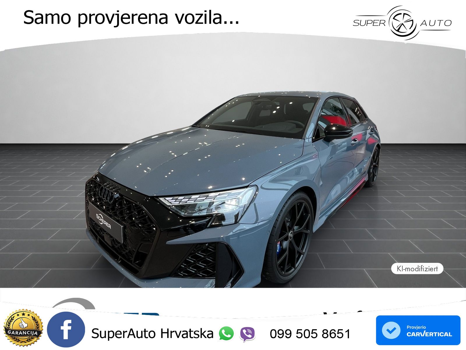 Audi RS3 Sedan 2.5 TFSI (400 KS) quattro S tronic LED+GR SJED+ACC