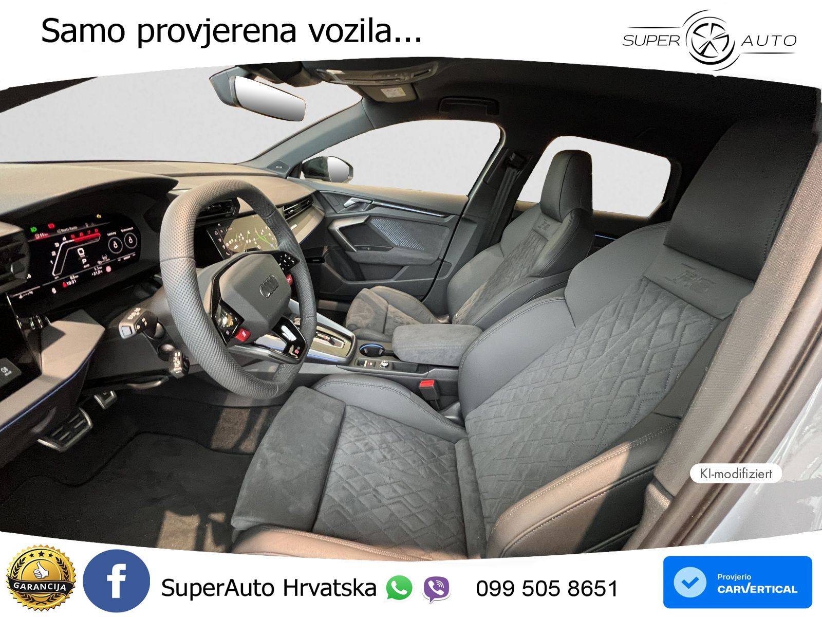 Audi RS3 Sedan 2.5 TFSI (400 KS) quattro S tronic LED+GR SJED+ACC