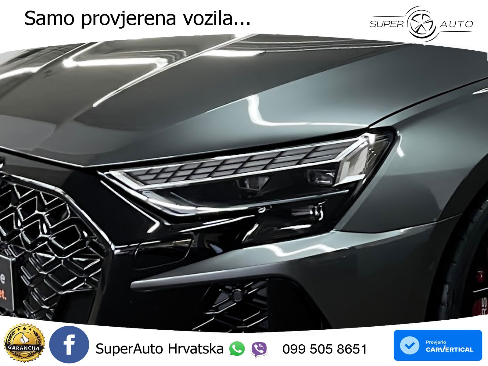 Audi RS3 Sedan 2.5 TFSI (400 KS) quattro S tronic LED+GR SJED+ACC