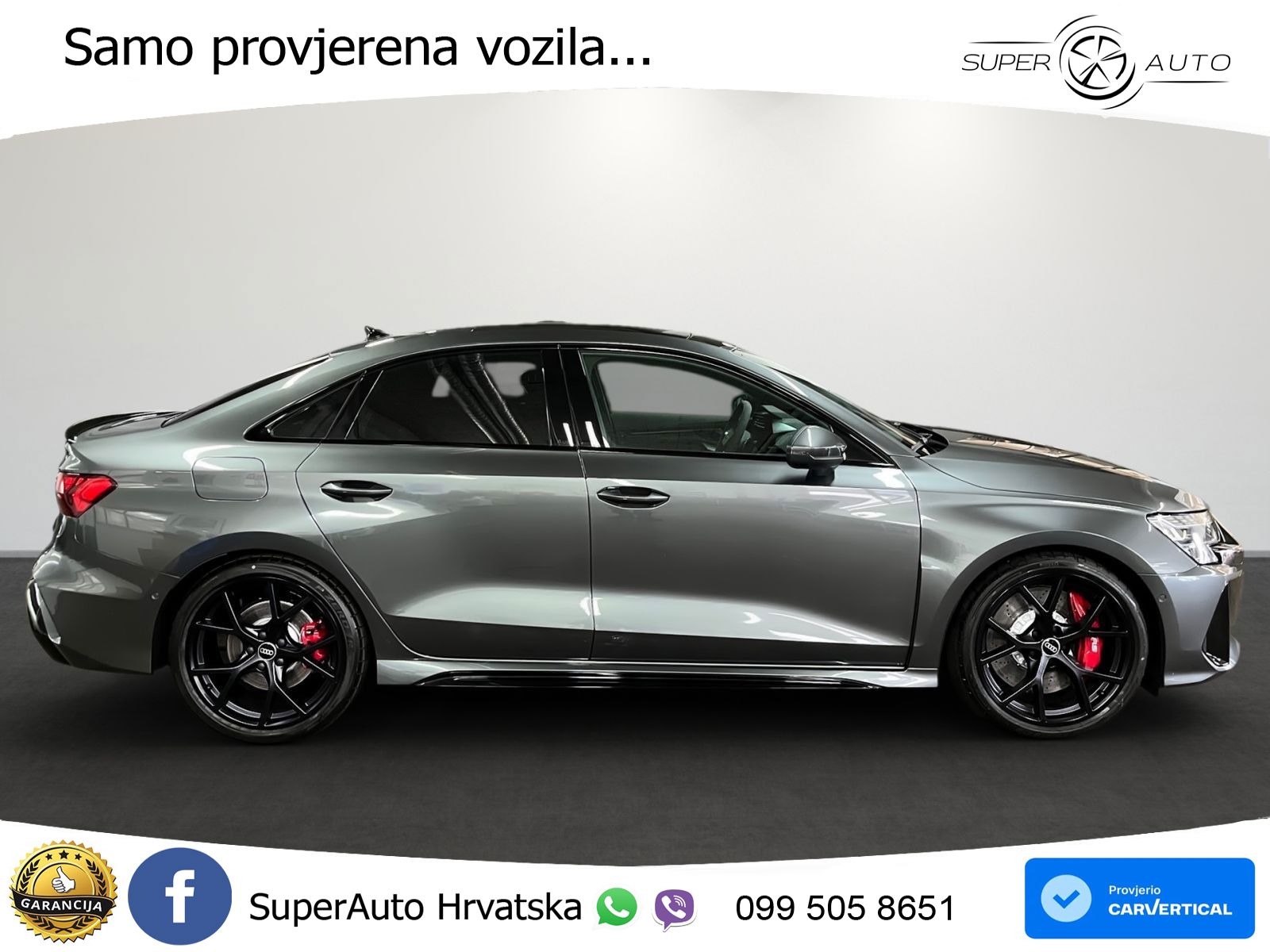 Audi RS3 Sedan 2.5 TFSI (400 KS) quattro S tronic LED+GR SJED+ACC