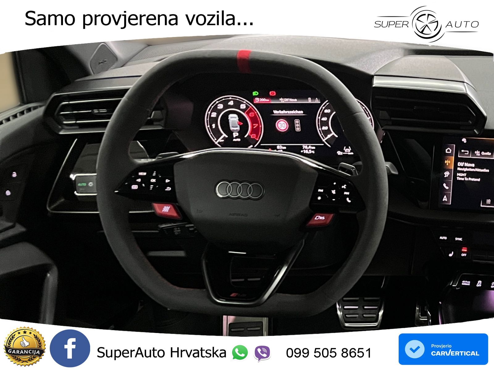 Audi RS3 Sedan 2.5 TFSI (400 KS) quattro S tronic LED+GR SJED+ACC
