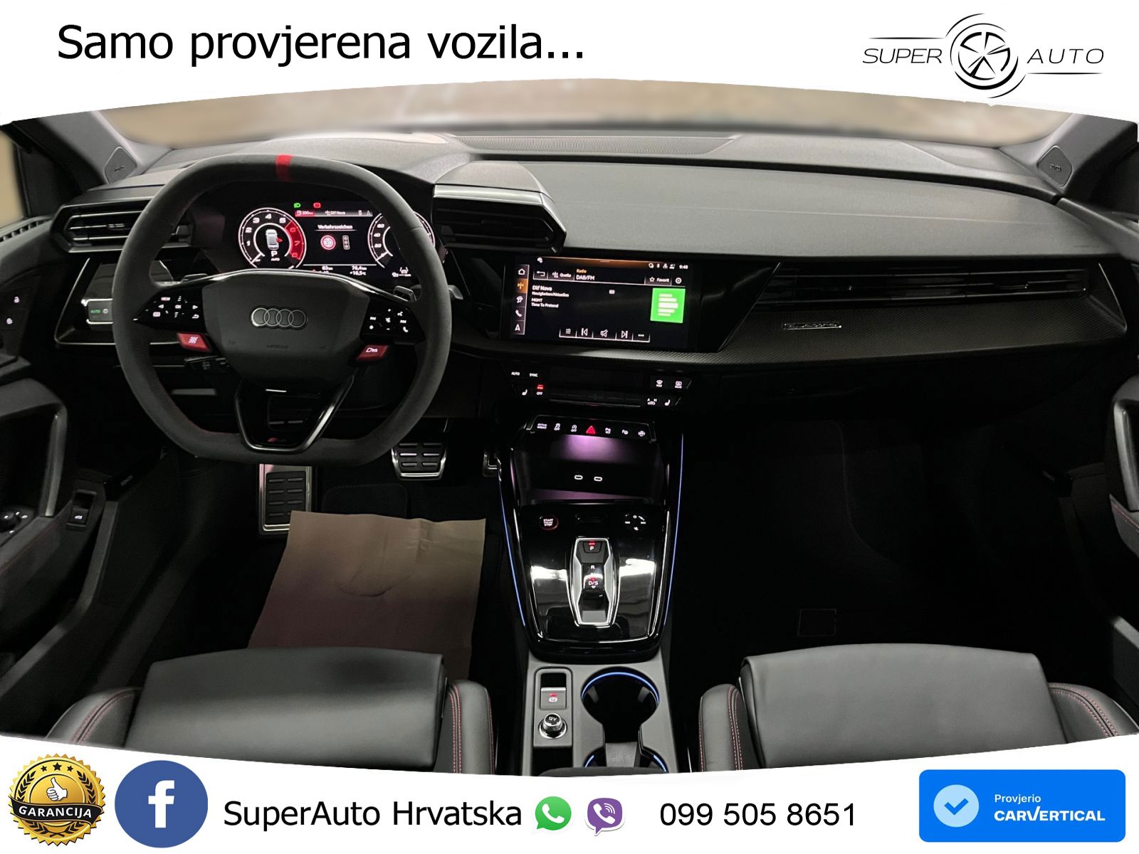 Audi RS3 Sedan 2.5 TFSI (400 KS) quattro S tronic LED+GR SJED+ACC