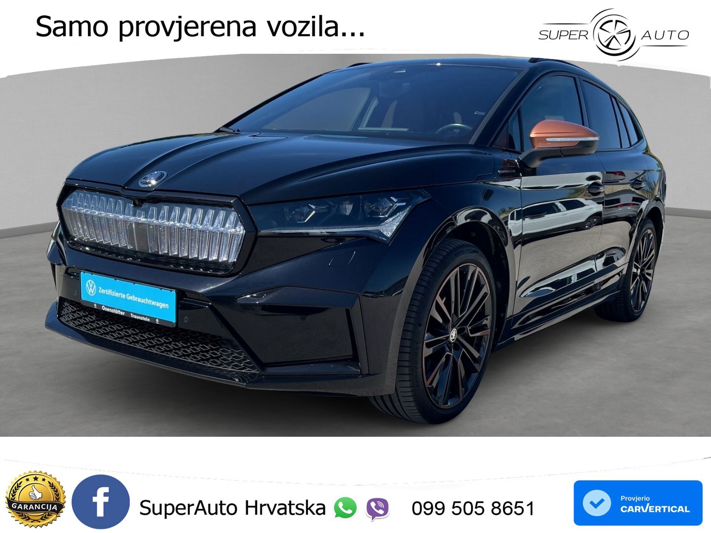 Škoda Enyaq iV 80x 82 kWh (265 KS) AWD SportLine LED+GR SJED+ACC