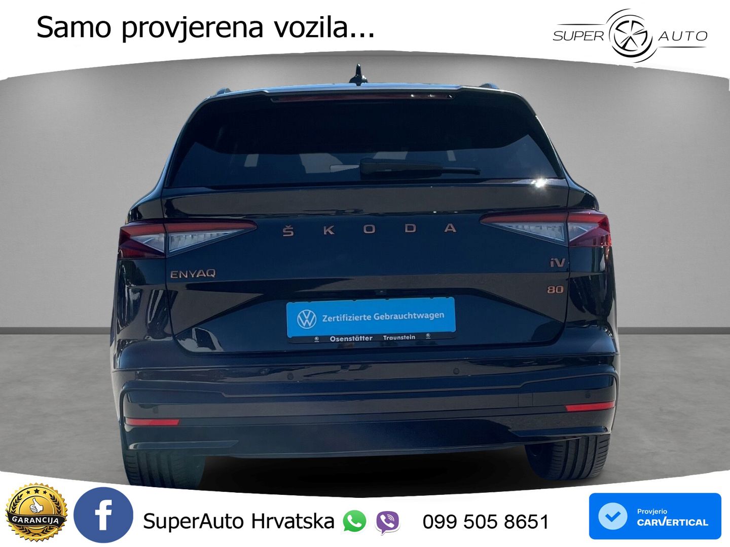 Škoda Enyaq iV 80x 82 kWh (265 KS) AWD SportLine LED+GR SJED+ACC