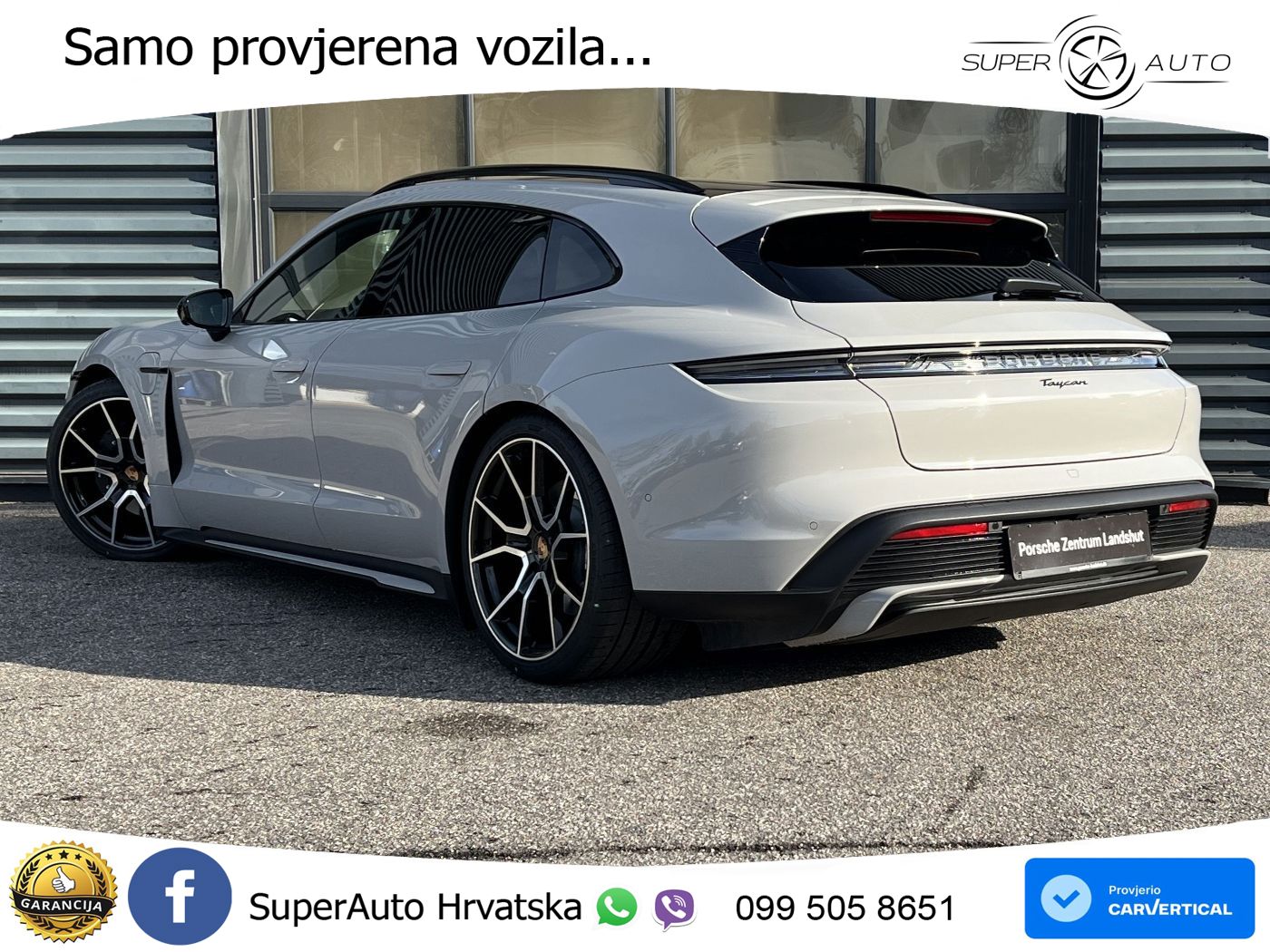 Porsche Taycan Sport Turismo 105 kWh (435 KS)