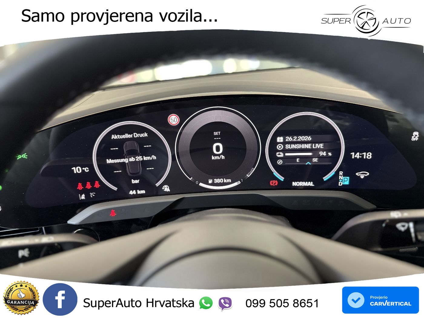 Porsche Taycan Sport Turismo 105 kWh (435 KS)