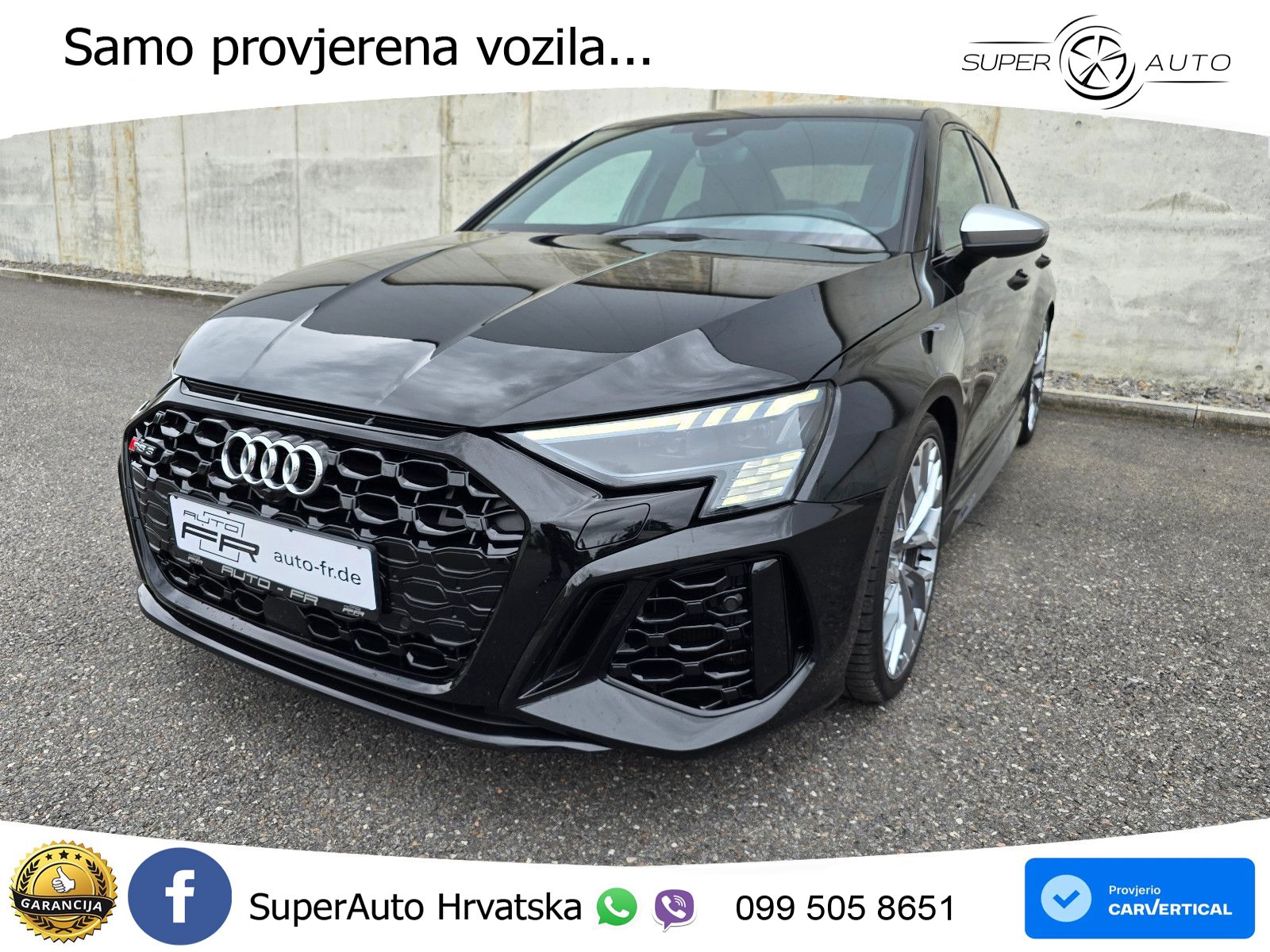 Audi RS3 Sportback 2.5 TFSI (400 KS) quattro S tronic LED+GR SJED+ACC