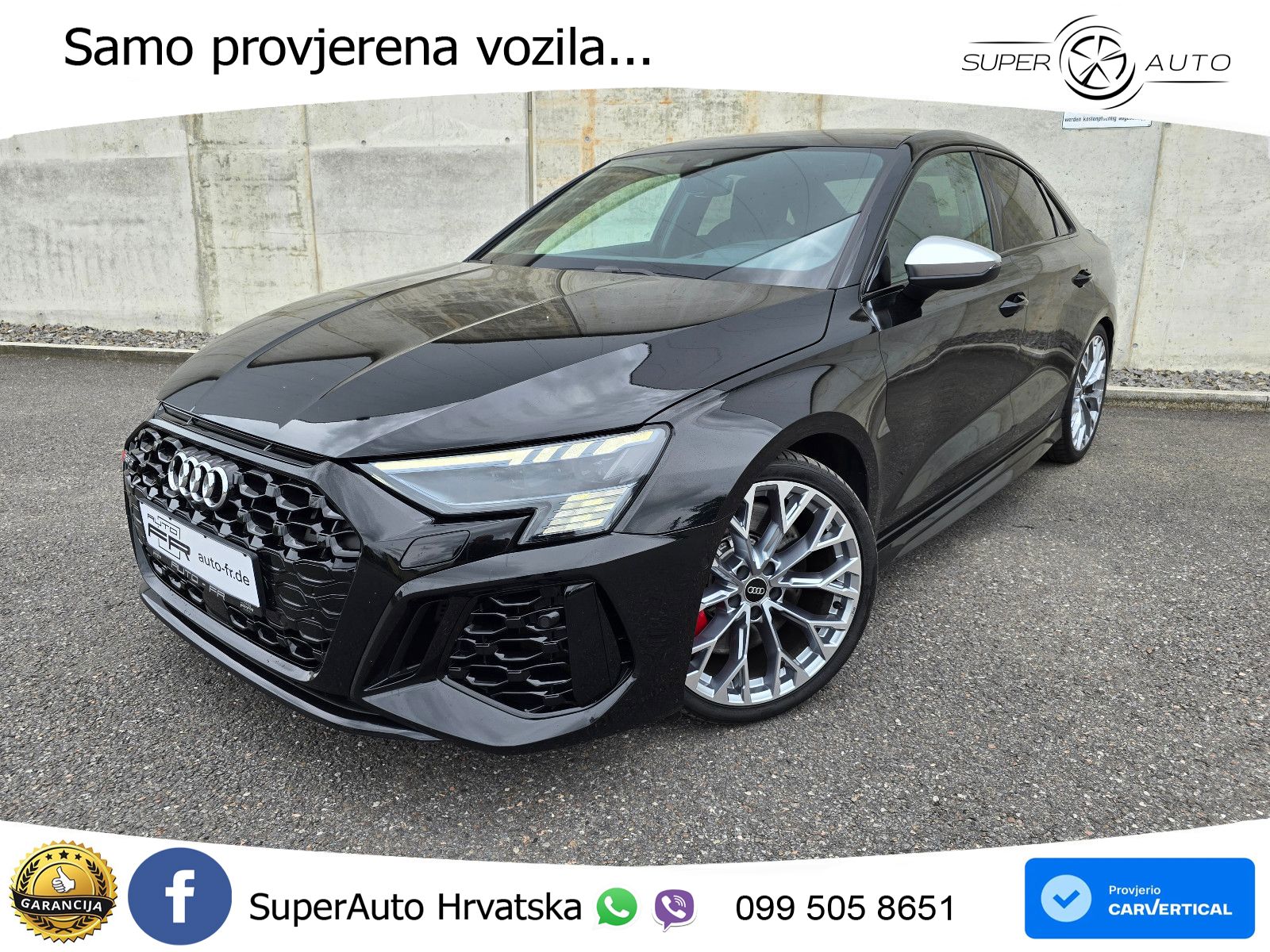 Audi RS3 Sportback 2.5 TFSI (400 KS) quattro S tronic LED+GR SJED+ACC