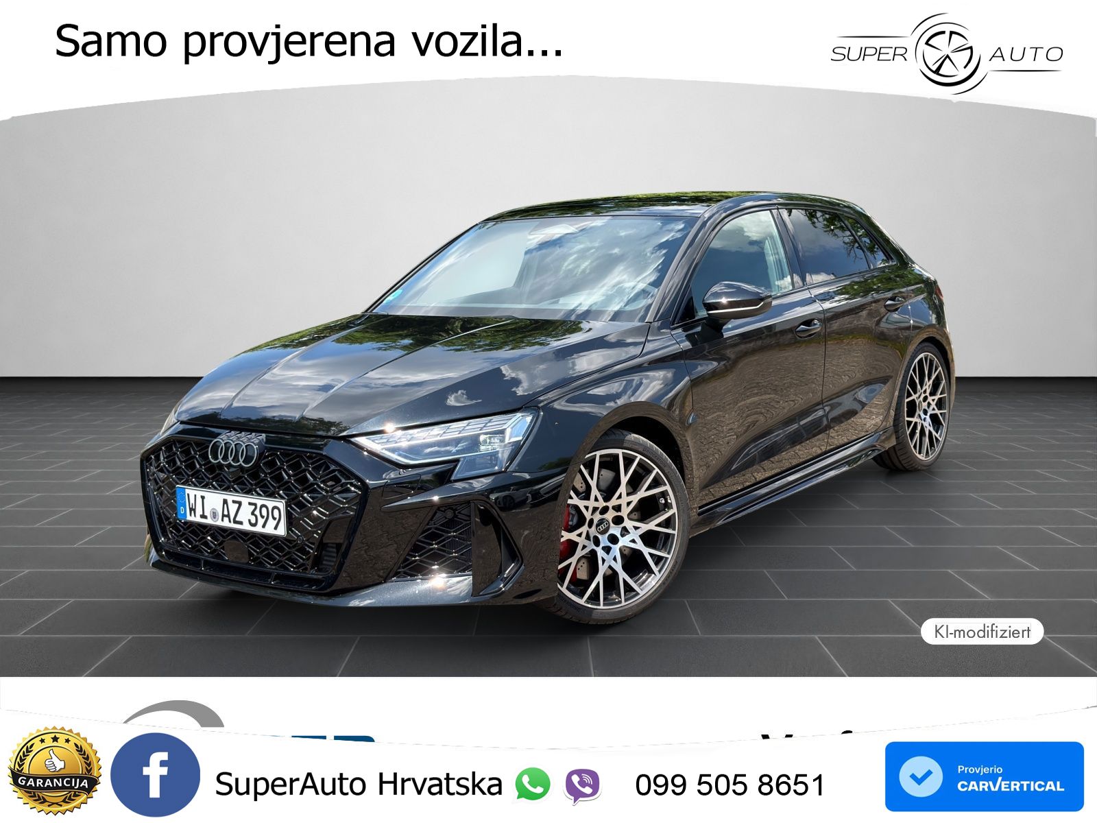 Audi RS3 Sedan 2.5 TFSI (400 KS) quattro S tronic LED+GR SJED+ACC
